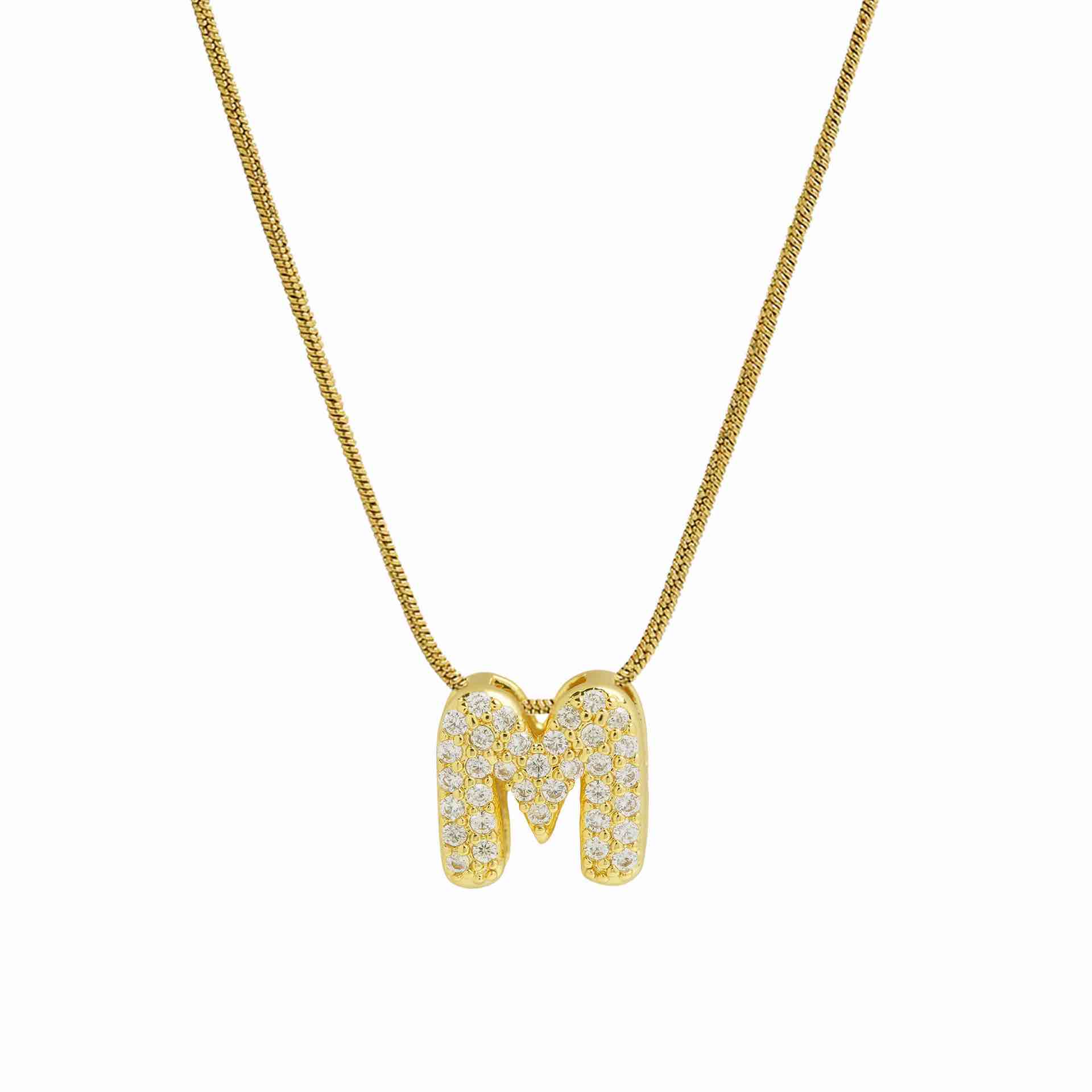 18K Gold Plated Sapphire Necklace