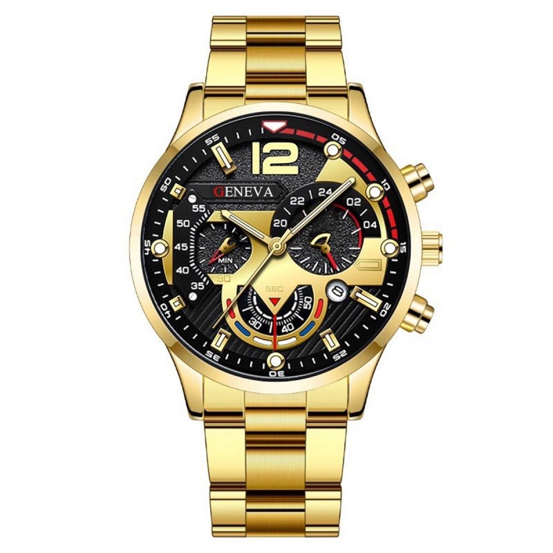 Luxury Gold/Black Men’s Watch