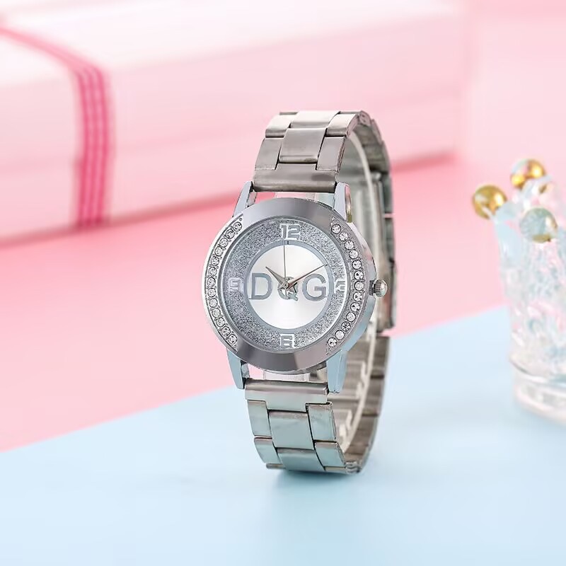 DQG Sterling Silver Bling Watch