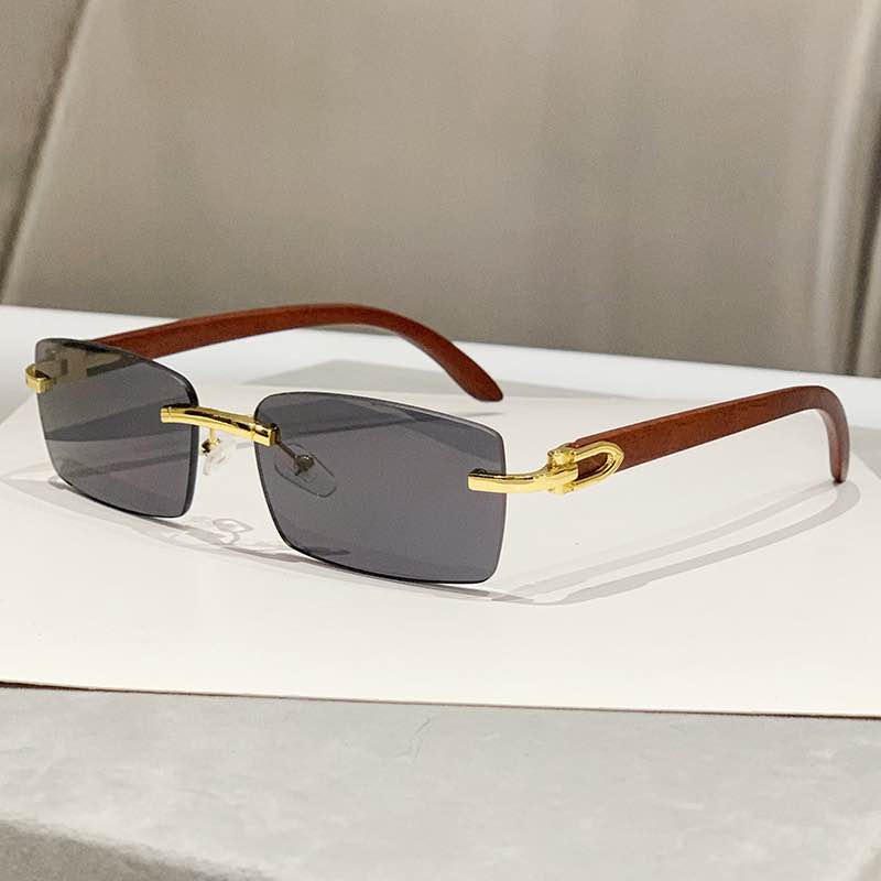 Carteir Wood Grain Style Sunglasses 