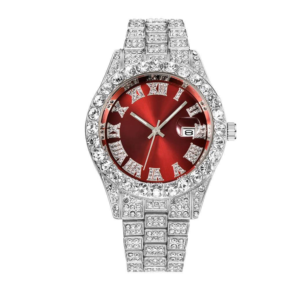 Classic Luxury Ruby Face Watch