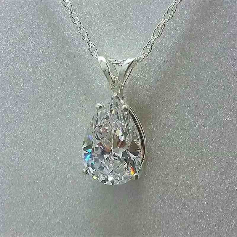Sterling Silver Sapphire Necklace