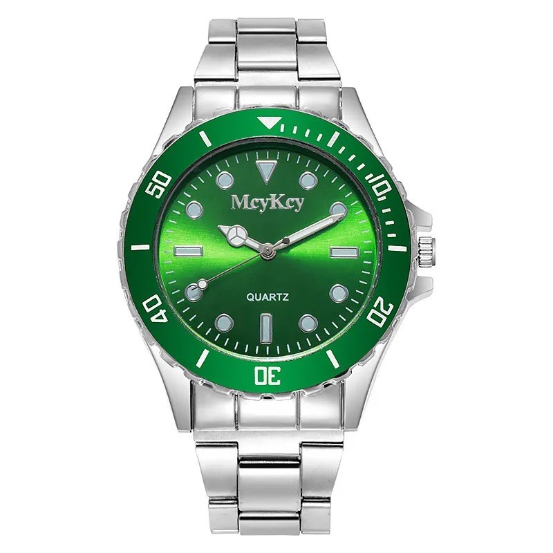 Classic Luxury Emerald Face Watch