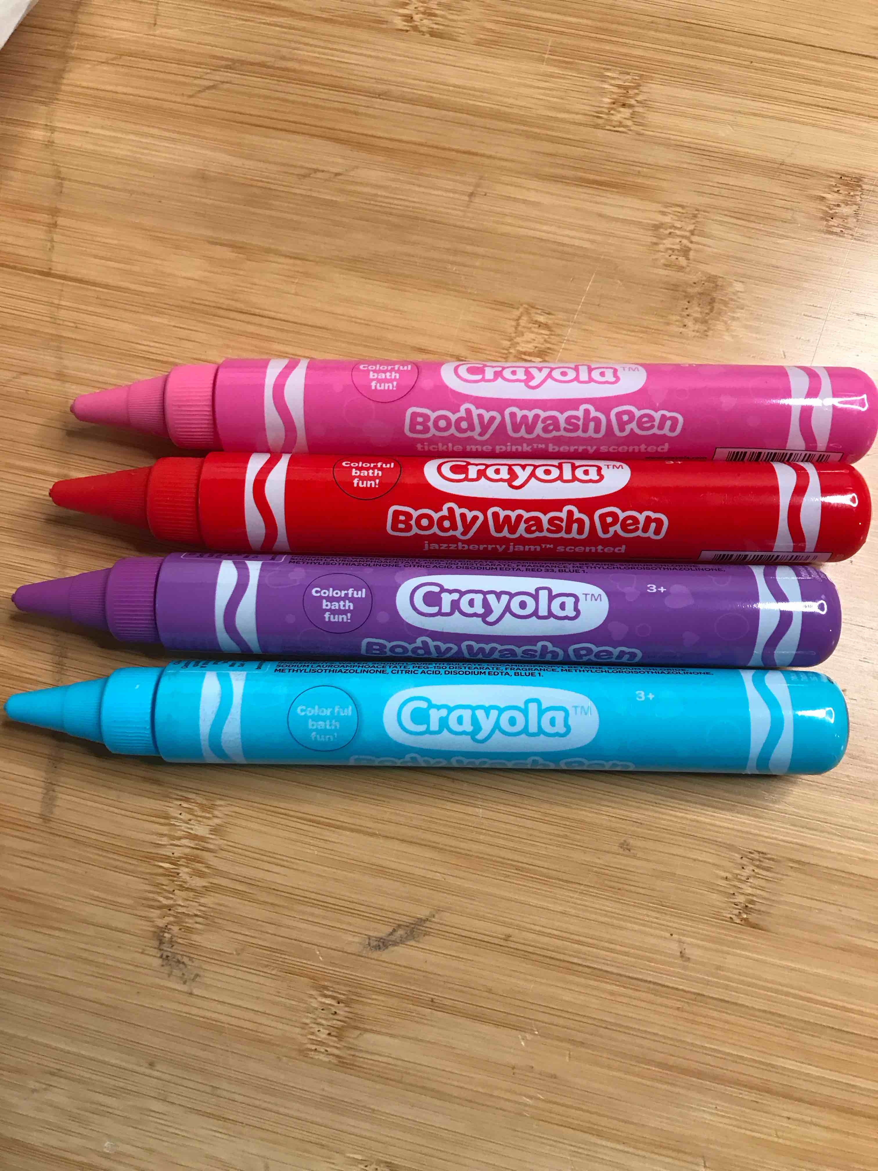 Crayola Taste Beauty Bathtub Bodywash Pens, Kids’ Bath Toys per Pack (4)Adult Supervision Recommended