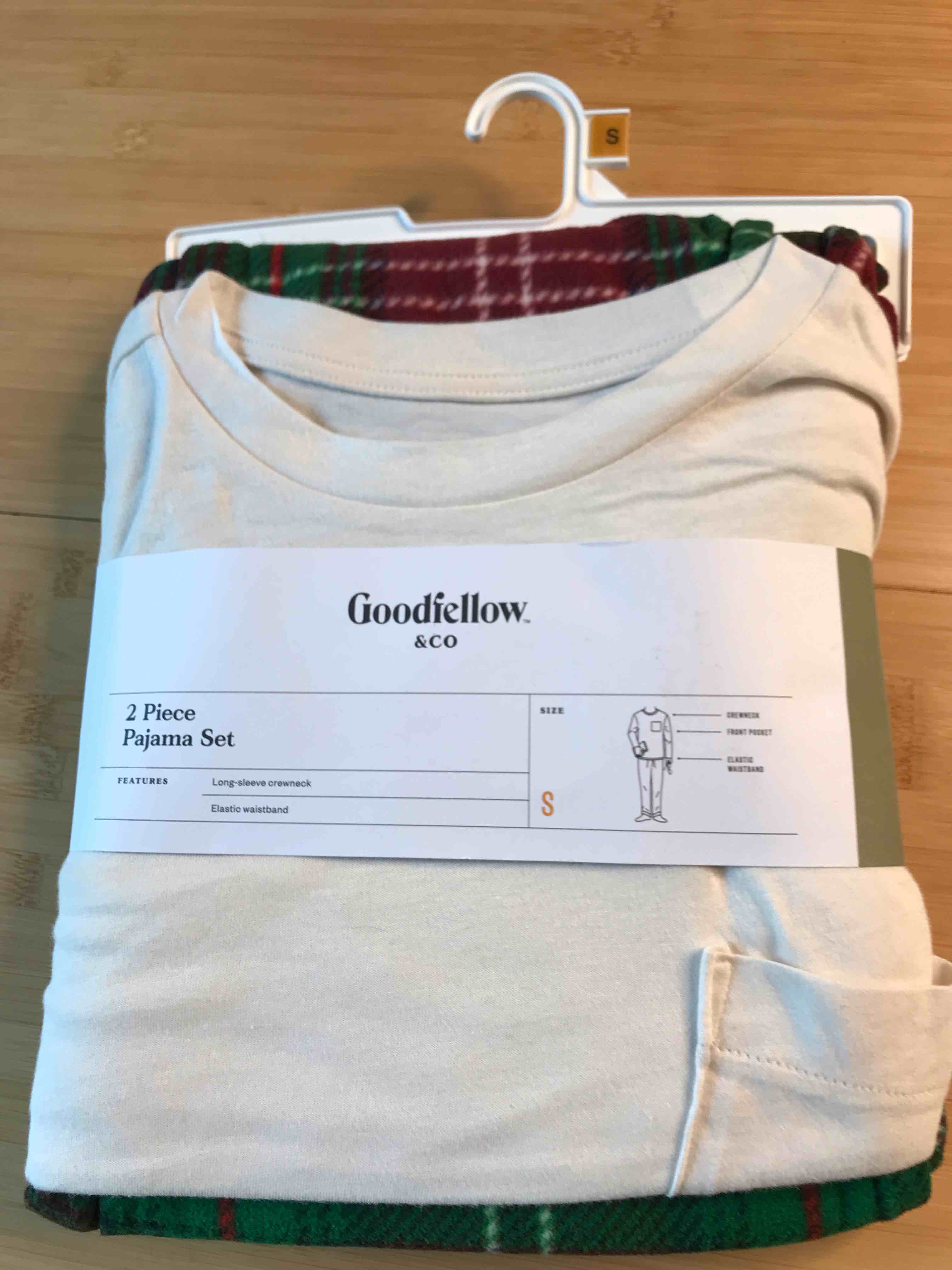 Goodfellow & Co. 2 Piece Pajama Set Adult Small