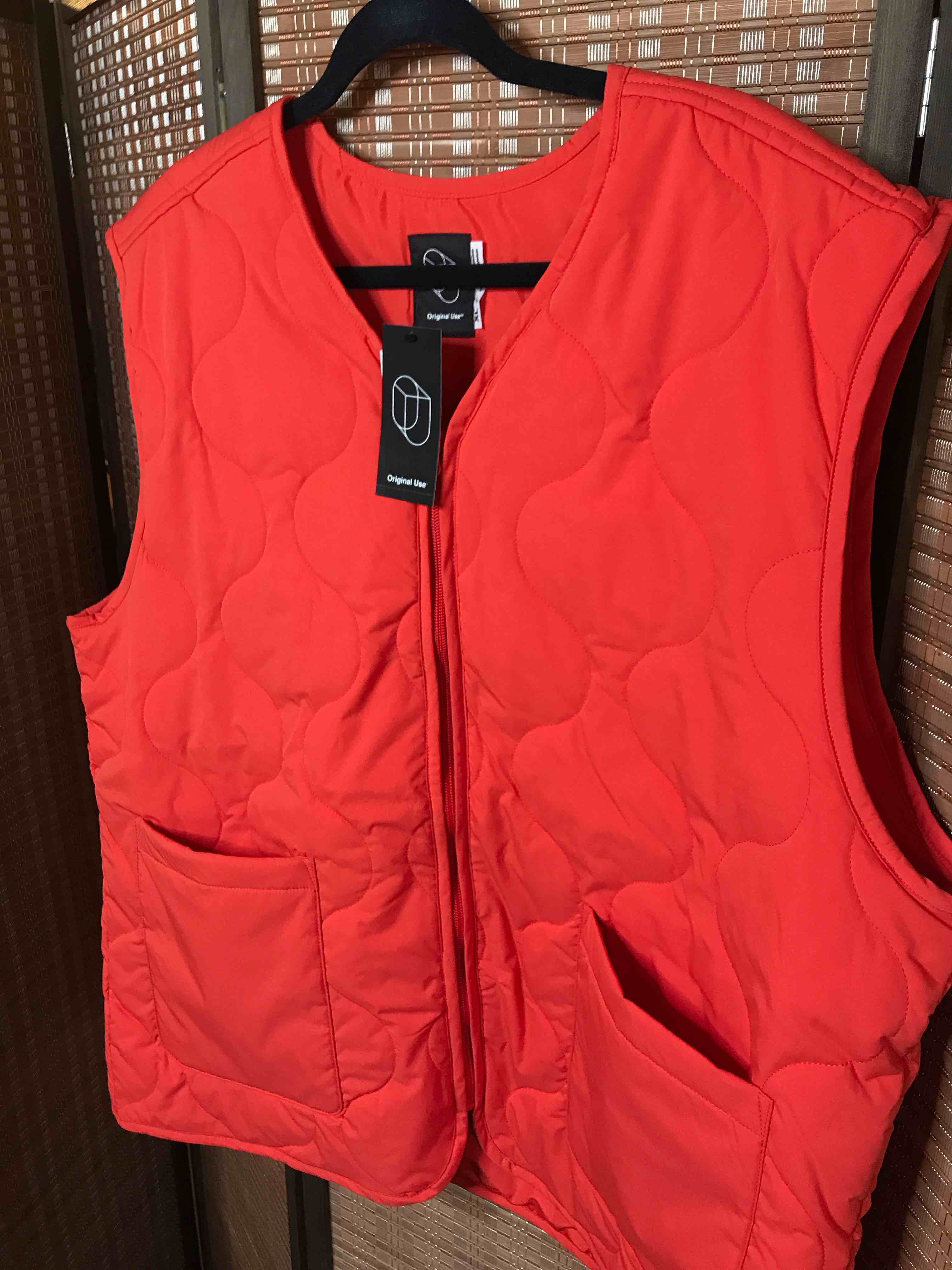Original Use Puffy Zipper Vest Adult Size Small