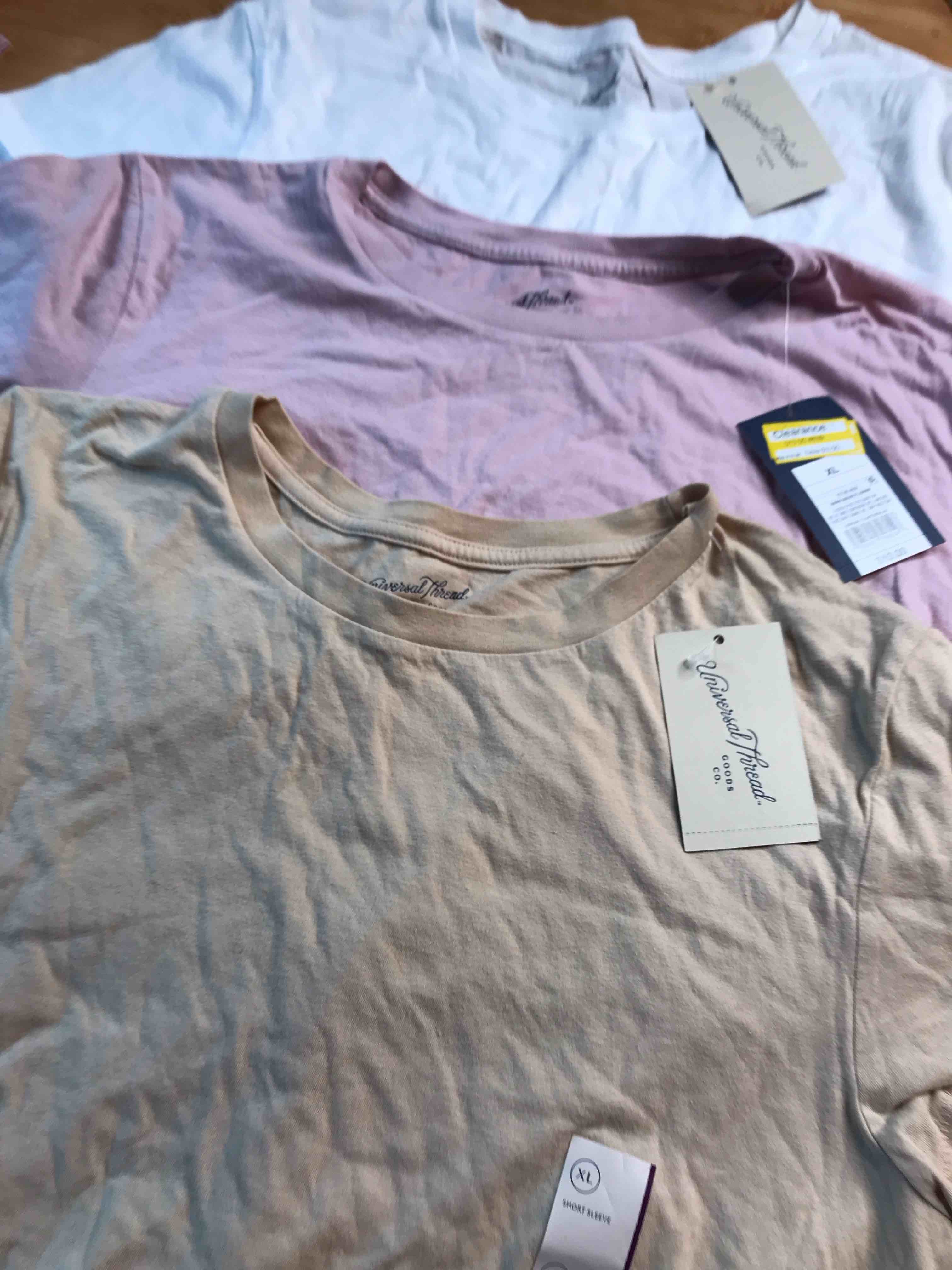 Women's Shrunken Short Sleeve T-Shirt - Universal Thread™ Mauve XL