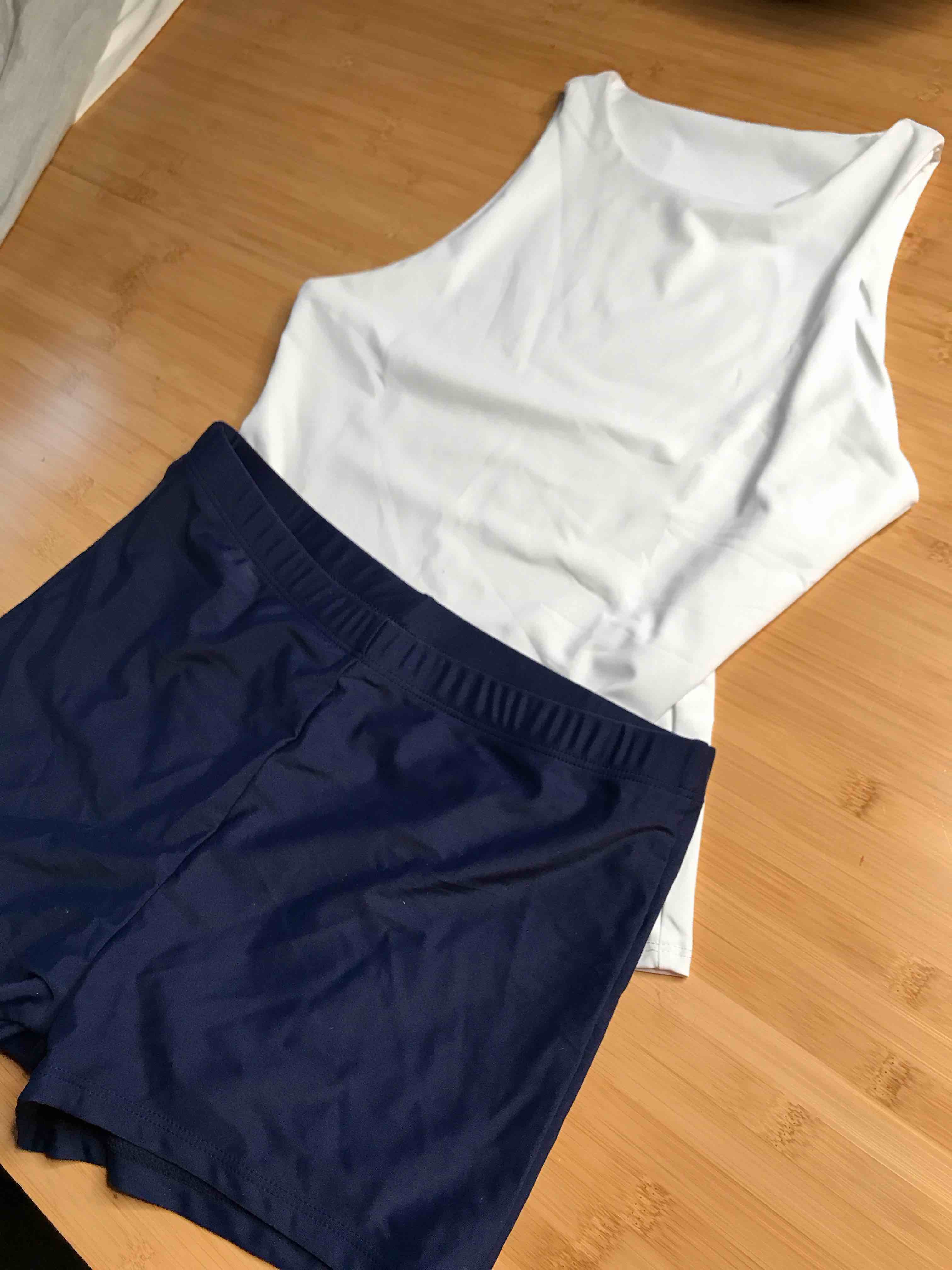 Women’s Xtra Small Tank Top bodysuit and Shorts