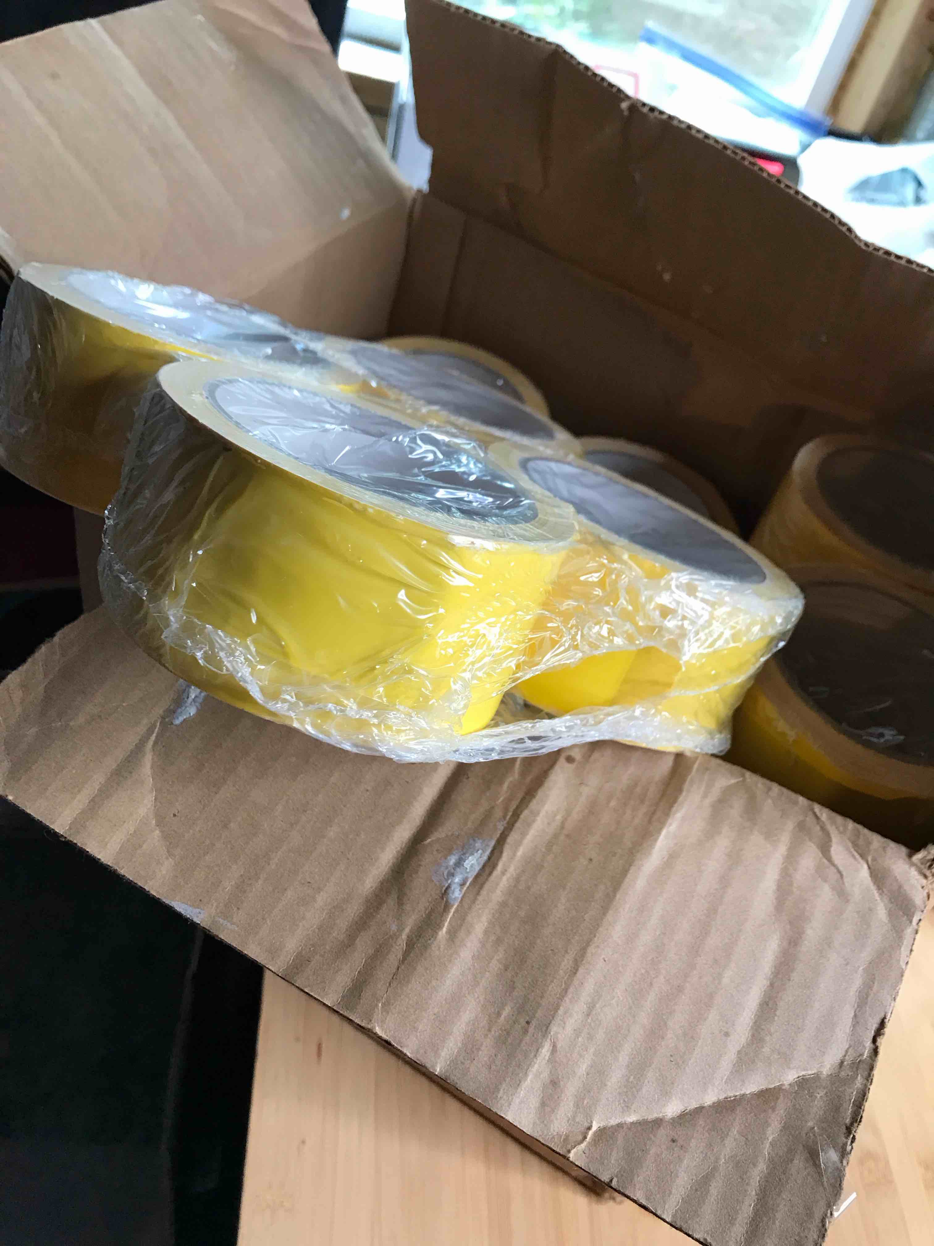 Yellow packing Tape 36 rolls
