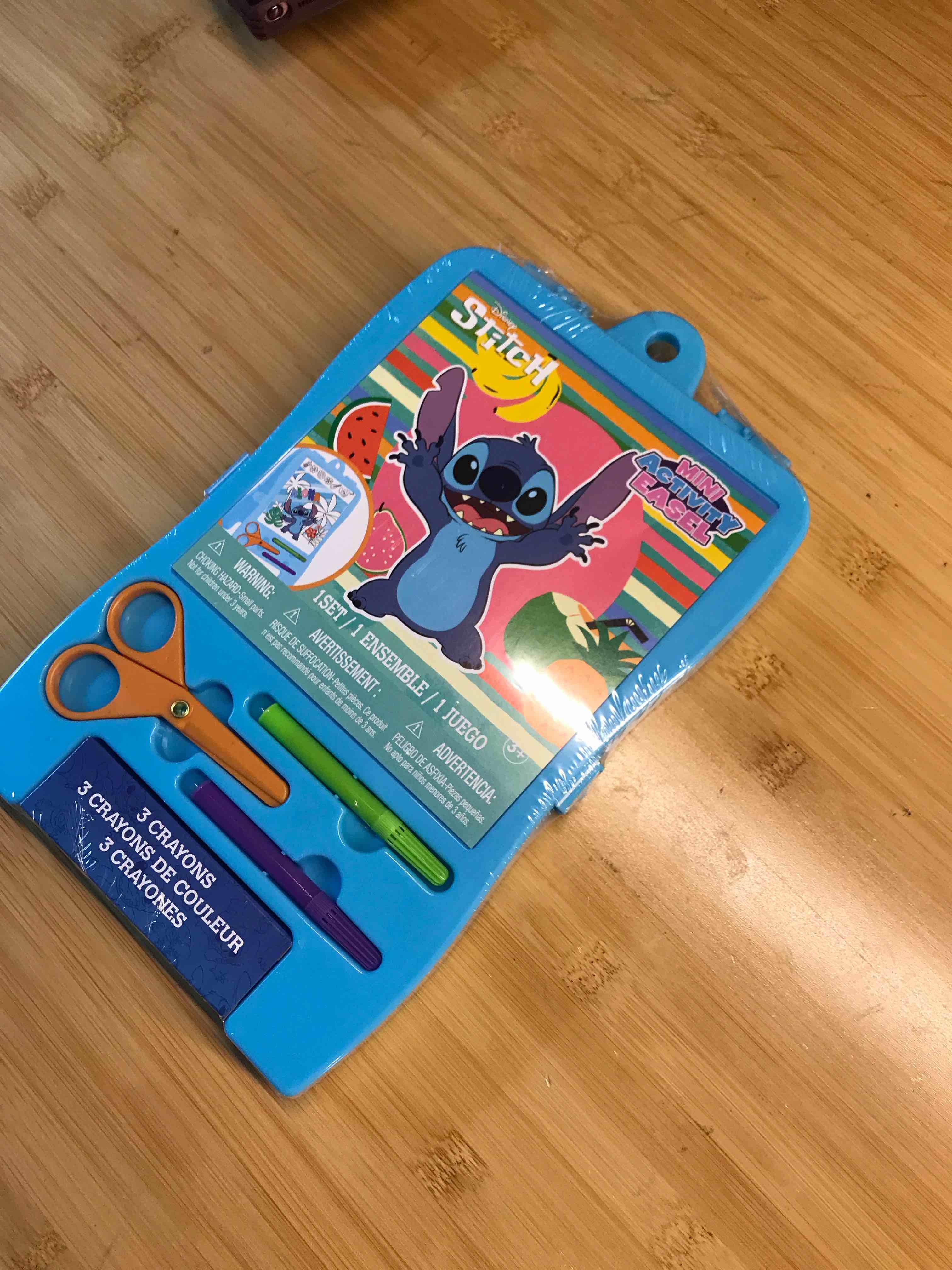 disney stitch mini activity easel