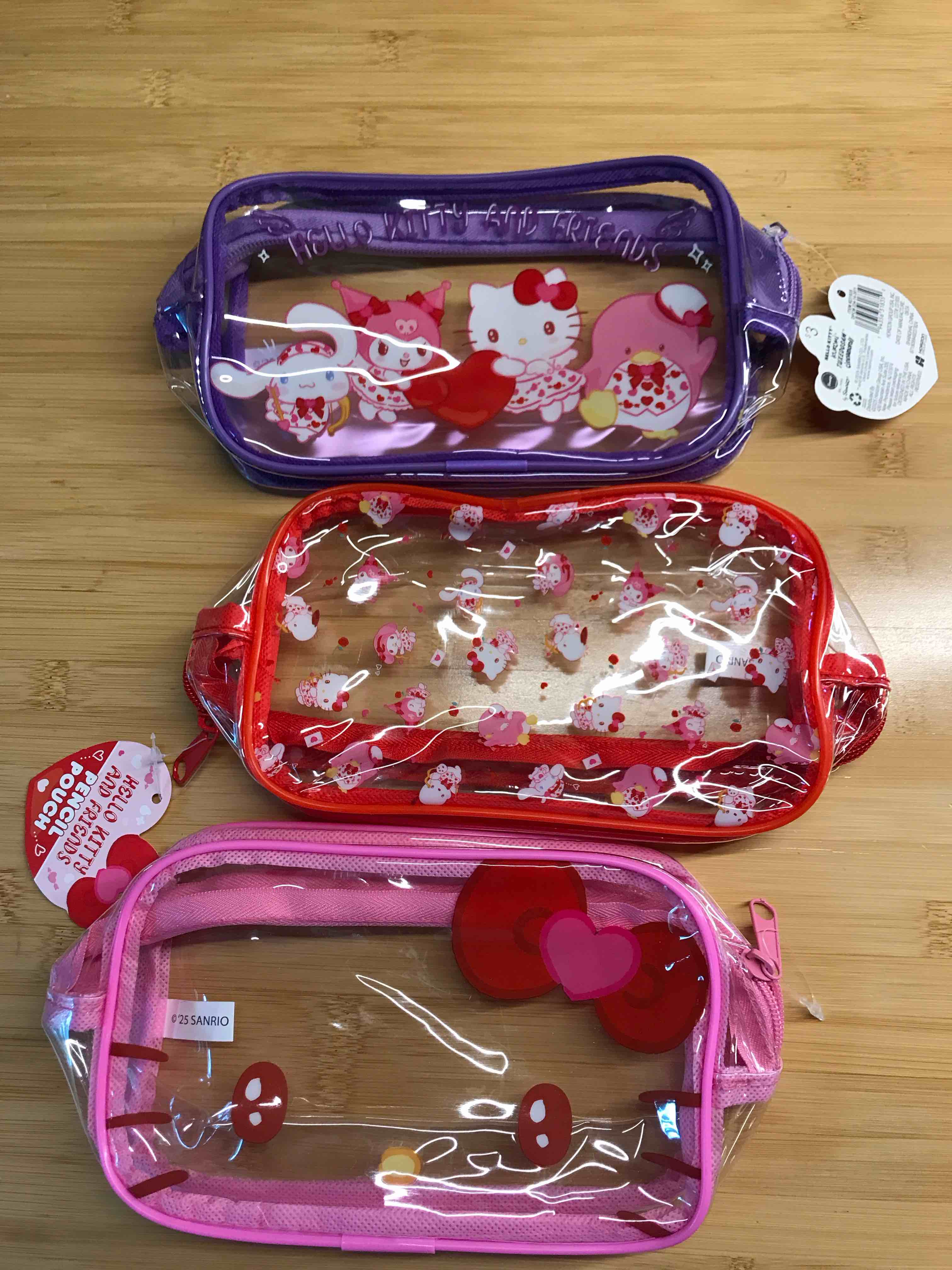 hello kitty and friends pencil pouch