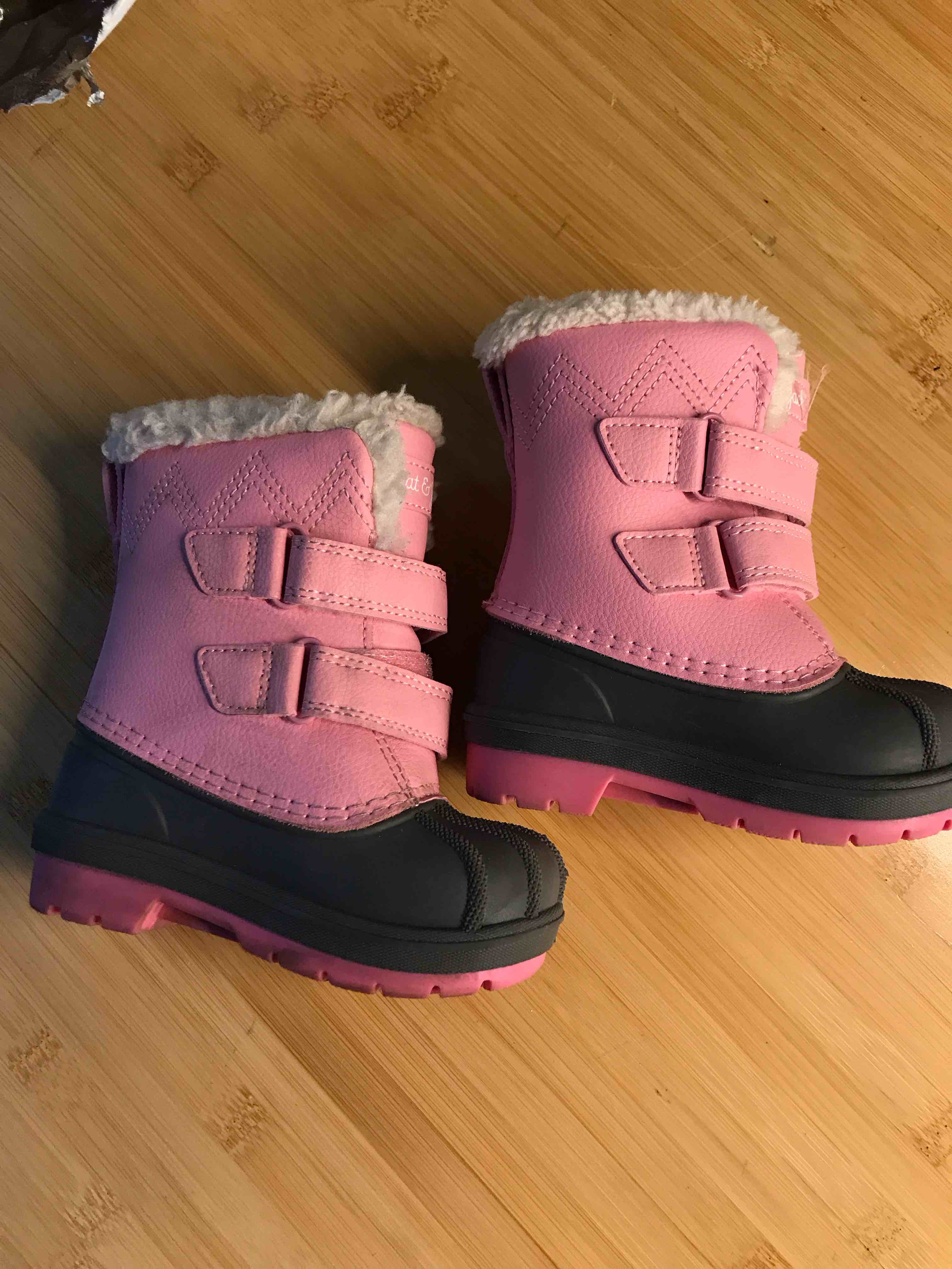 Pink Cat and Jack Winter Boots size 5