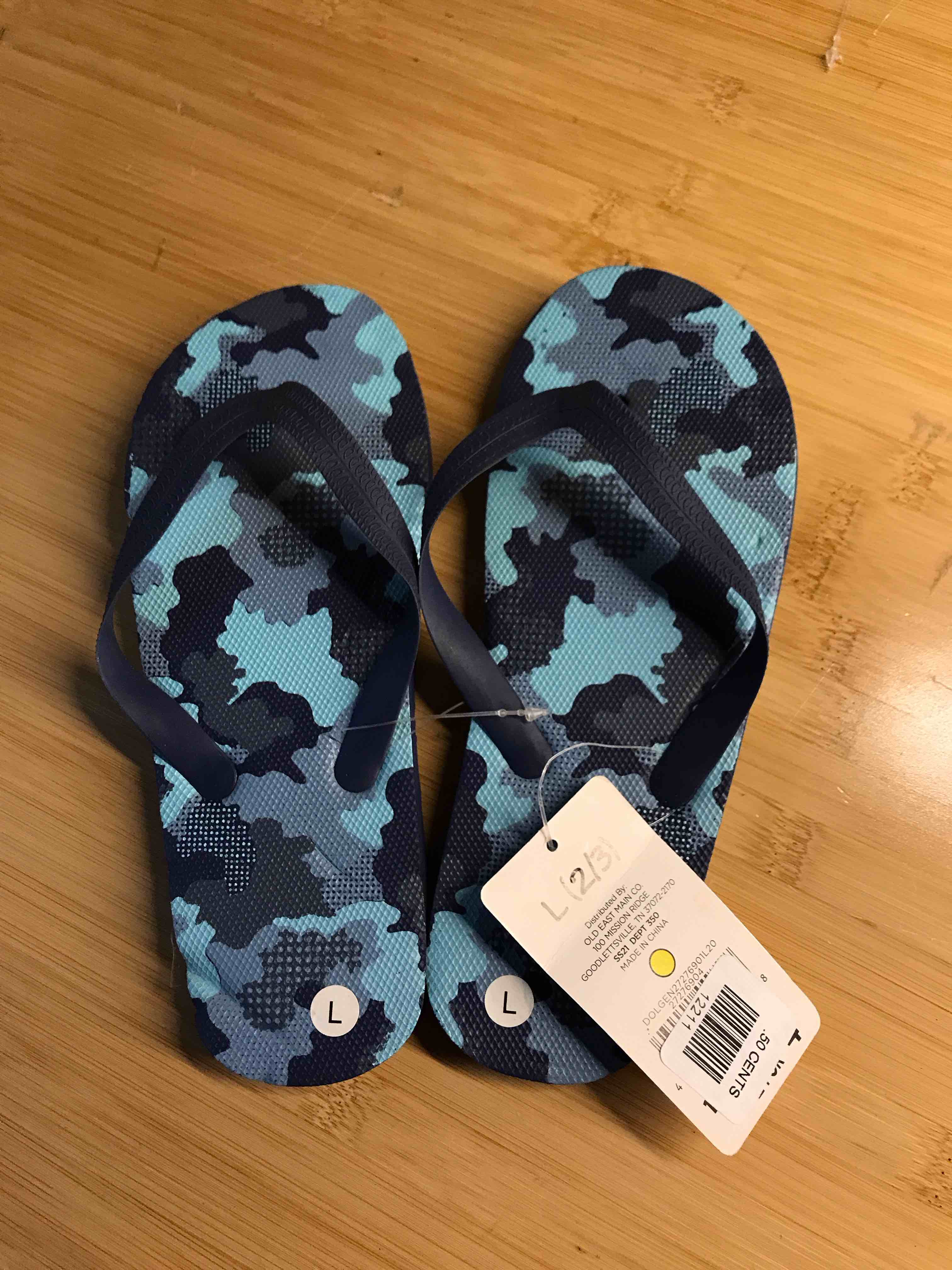 Boy’s Flip Flops L 2/3