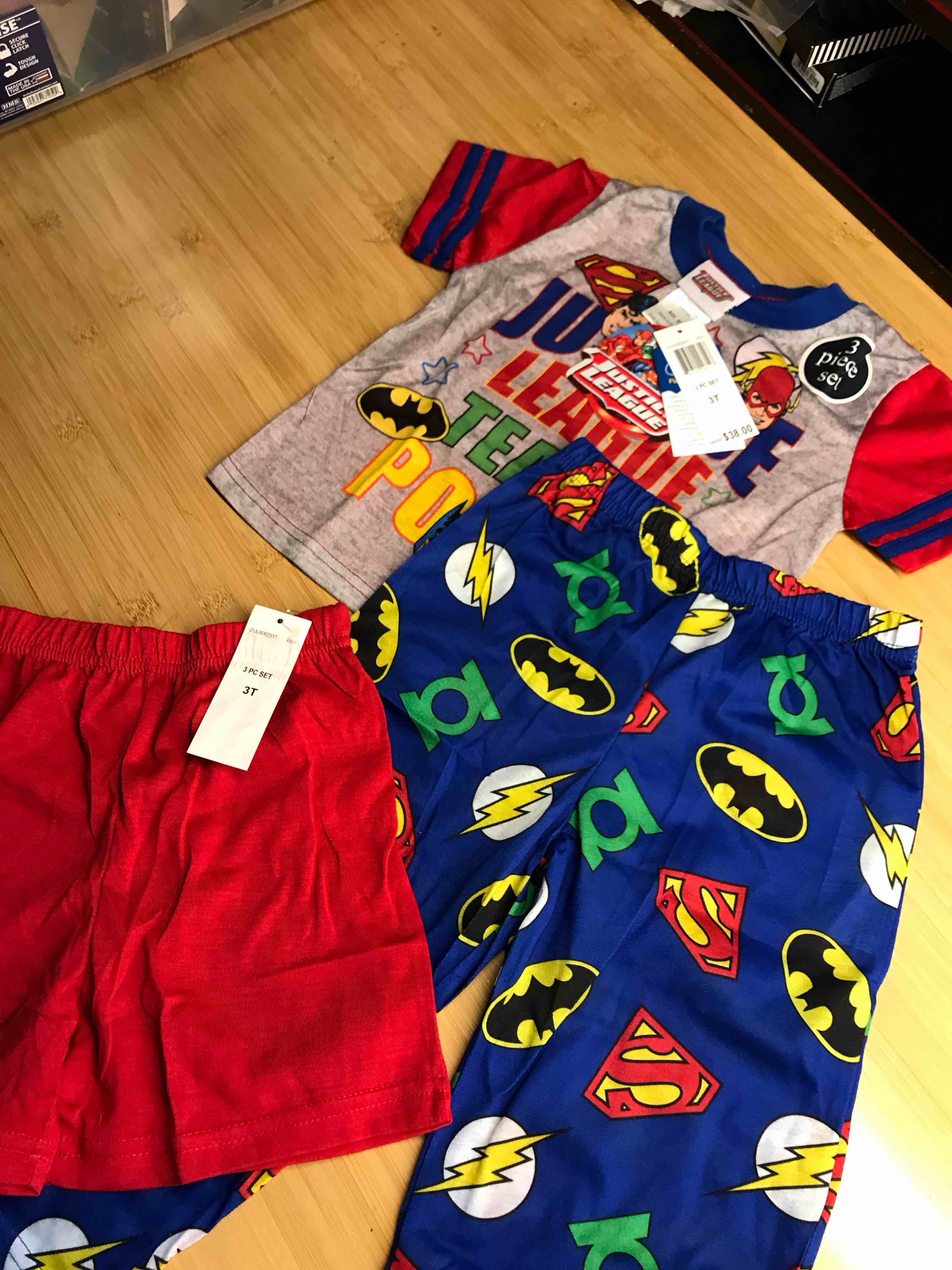  3pc. Boy’s Pajama Set The Justice League 3T