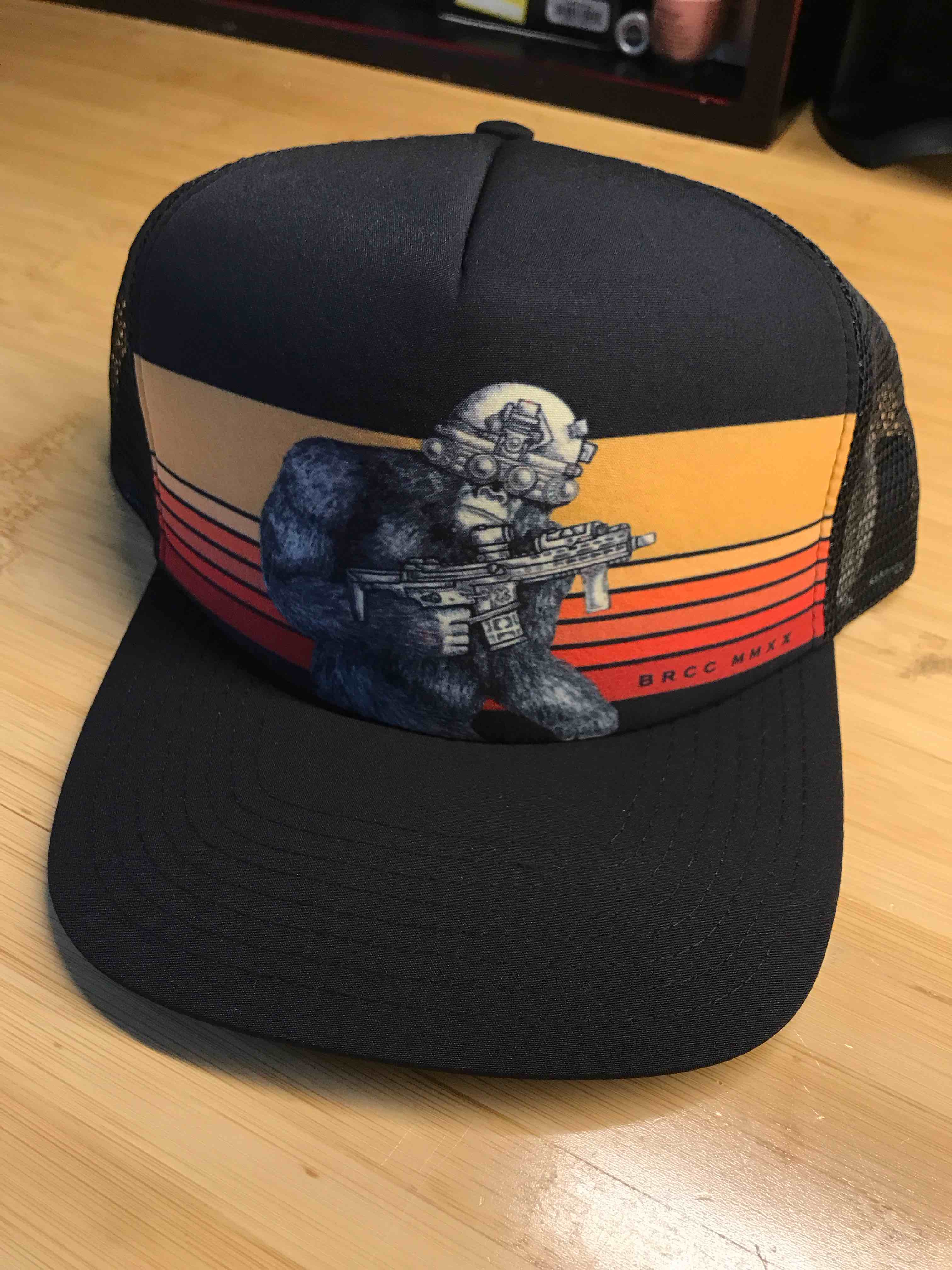 Black Rifle Coffee Company Foam Trucker Hat Tactisquatch