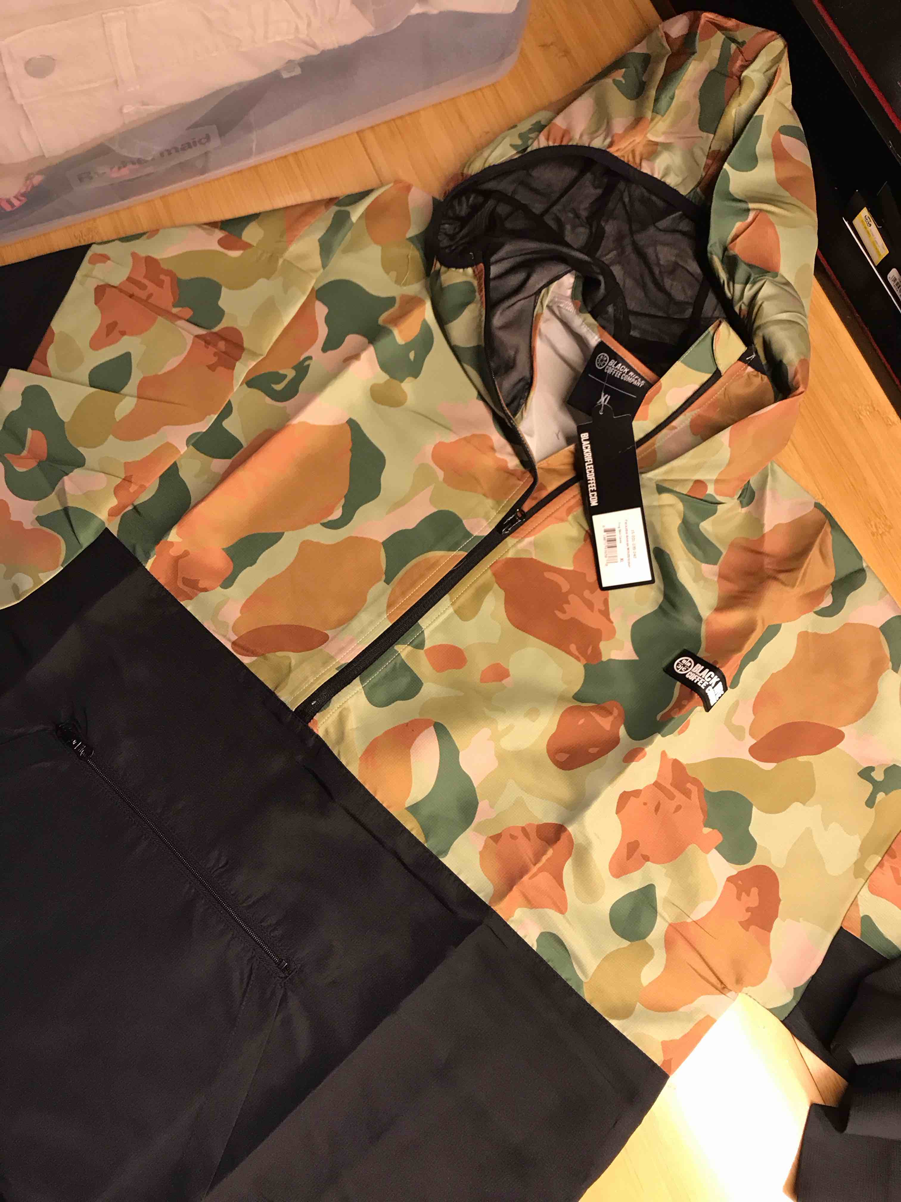 Black Rifle Coffee Company Packable Anorak Windbreaker XL