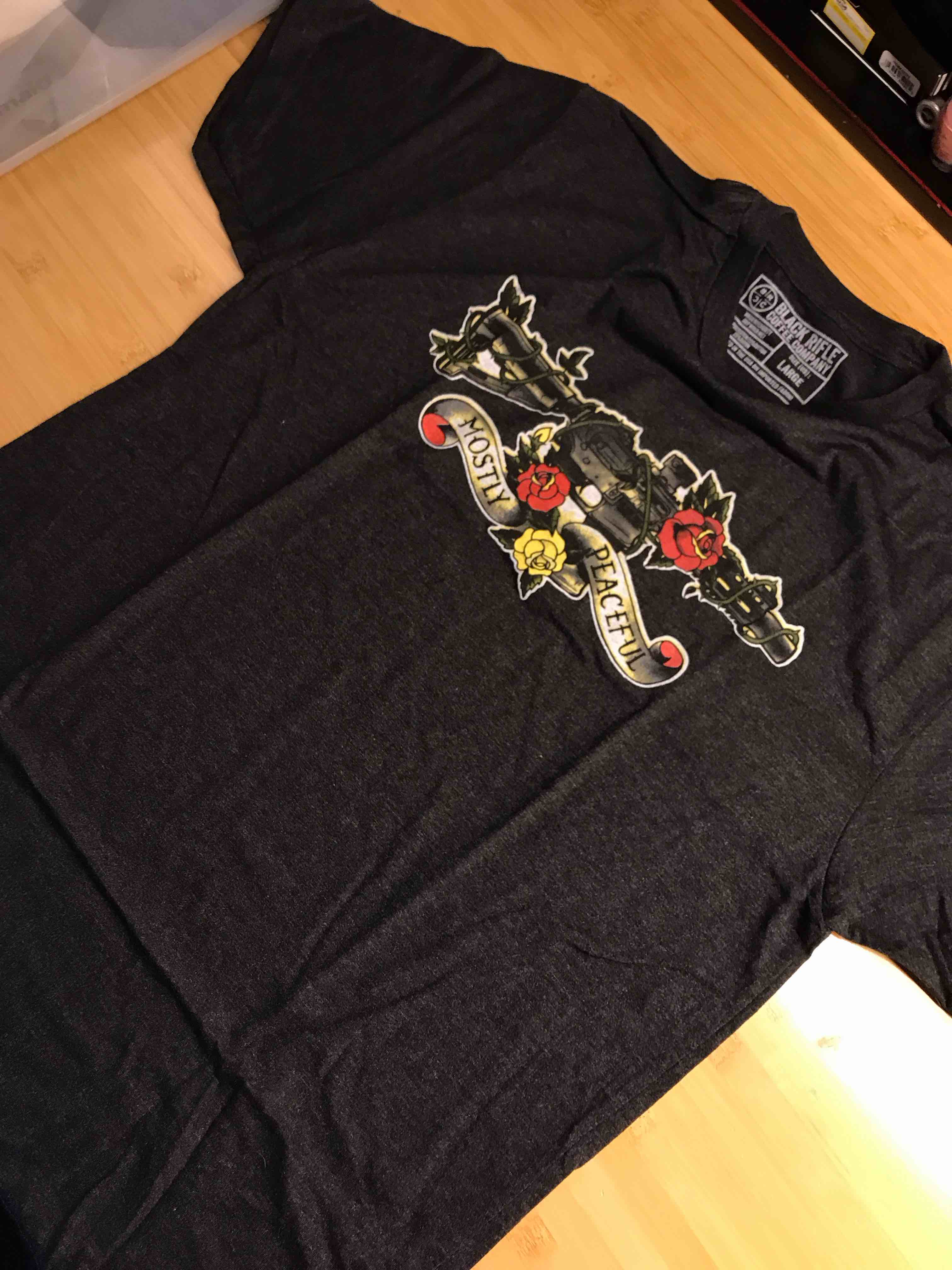 Condition photo showing Brand New for Black Rifle Coffee Company T-Shirt Large