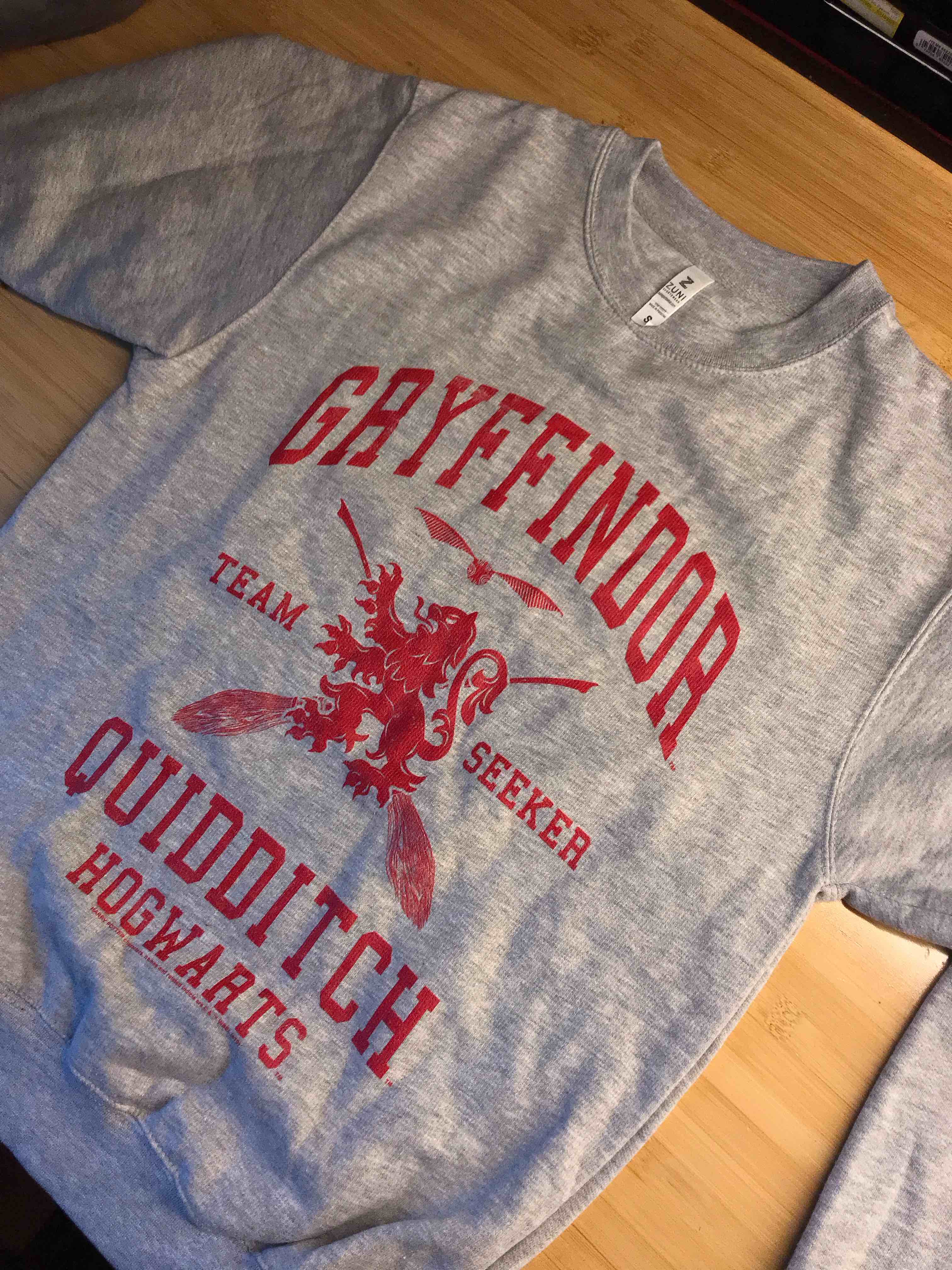 Gryffindor Quidditch Sweatshirt Women’s Small