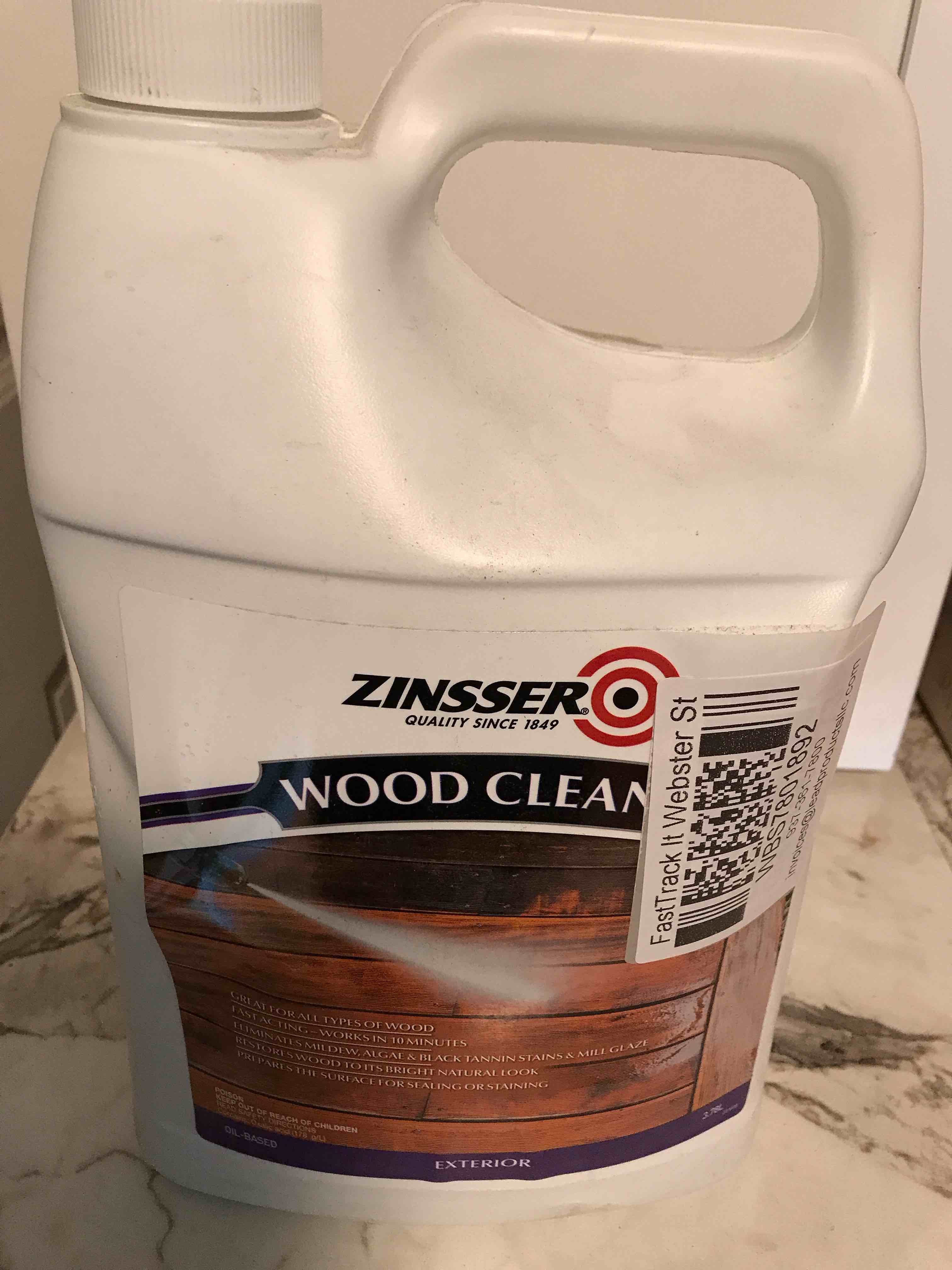 Zinsser Wood Cleaner 1 Gallon