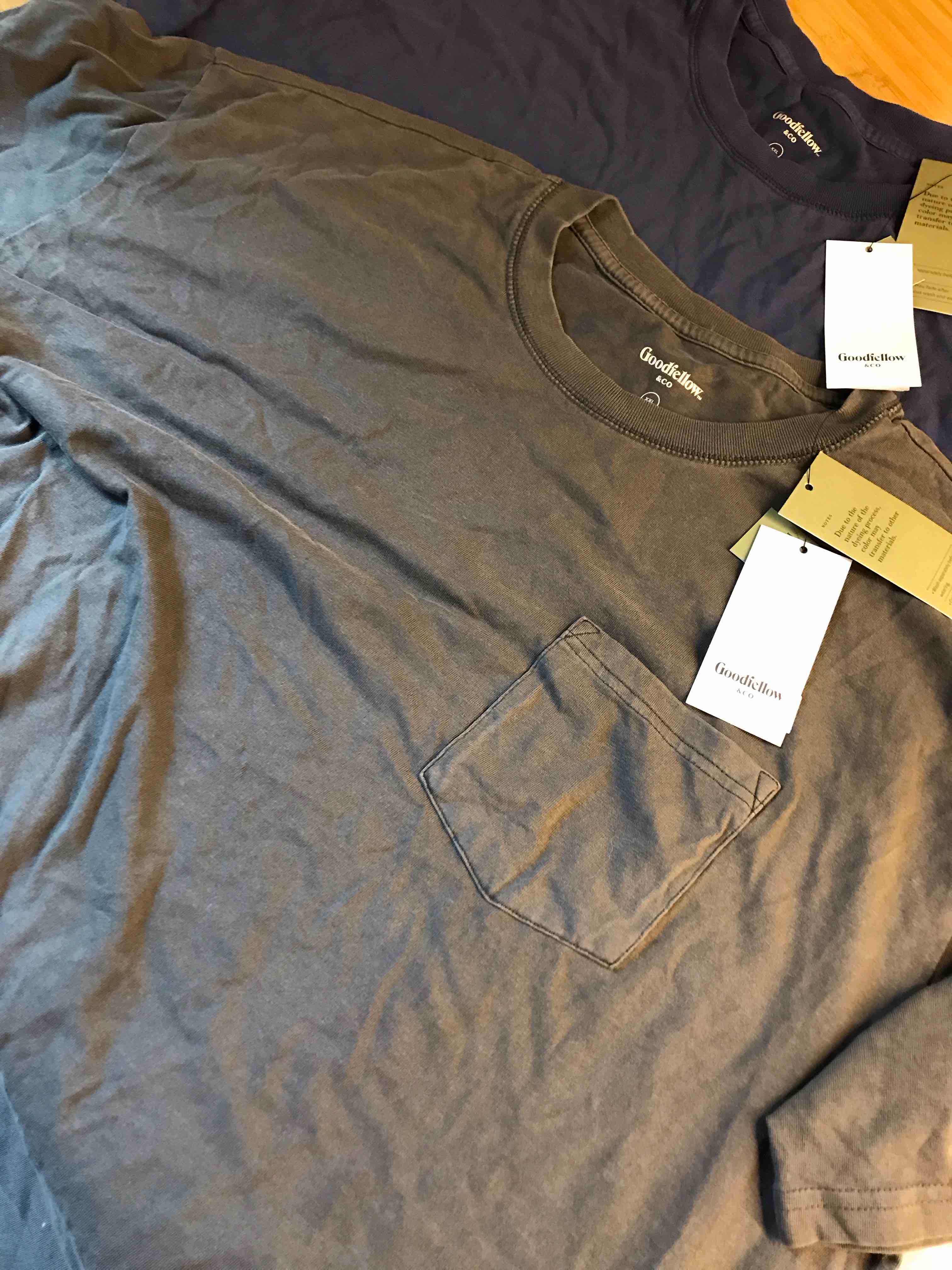 Men's Heavyweight Short Sleeve T-Shirt - Goodfellow & Co™ Seamless Blue XXL