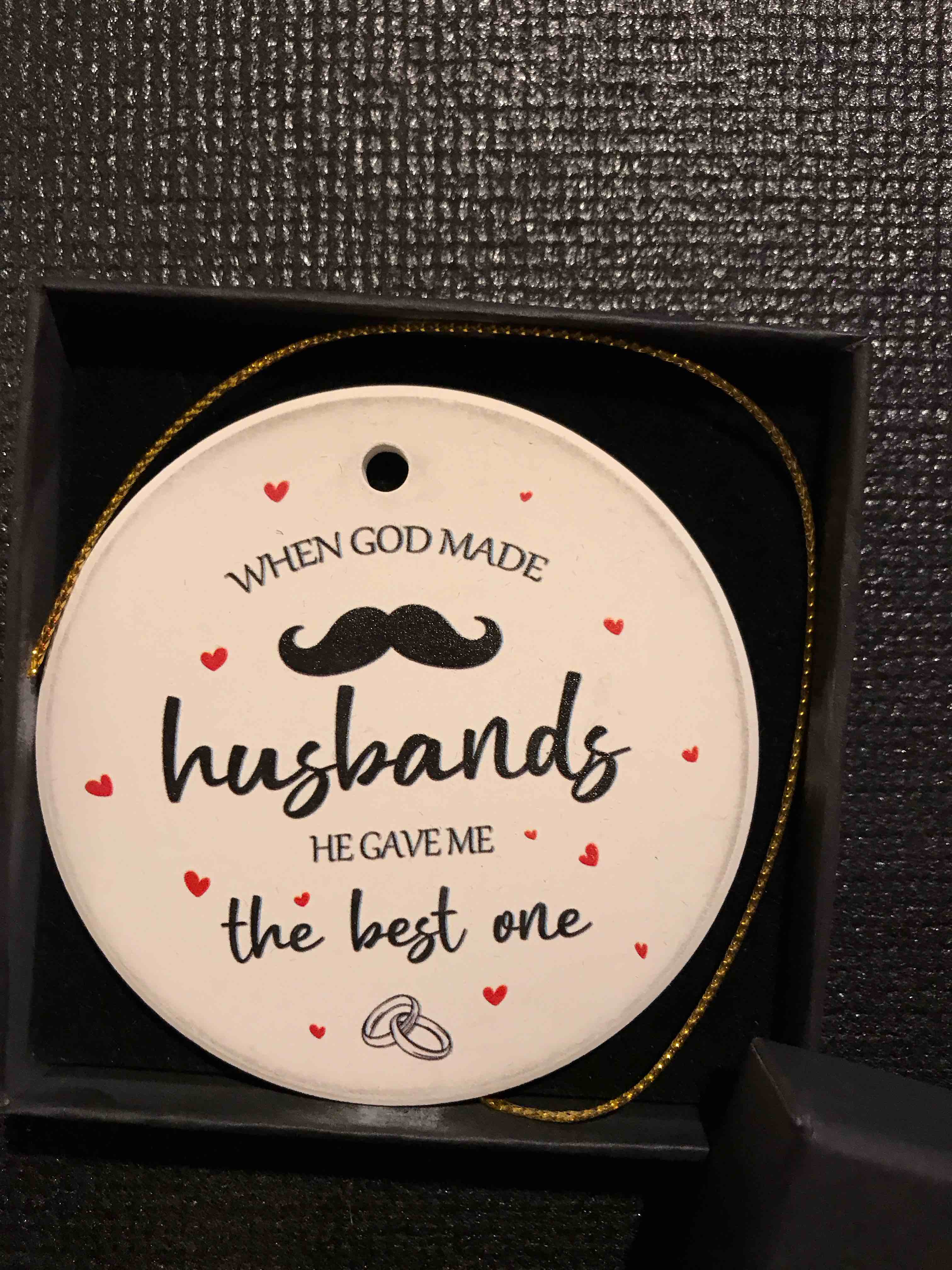 Friendship Ornament with Black Gift Box