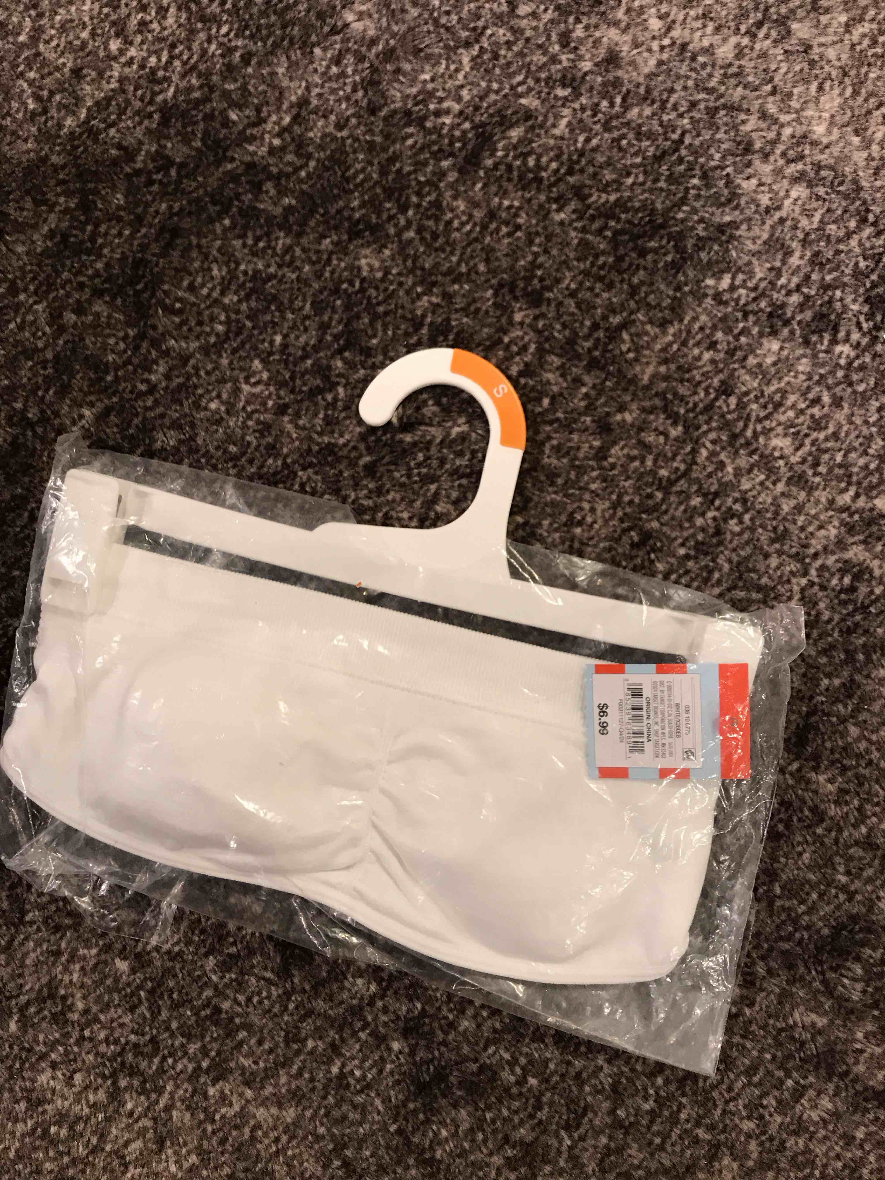 Condition photo showing New/Like New for Girls' Strapless Bandeau Bra - Cat & Jack™ White S