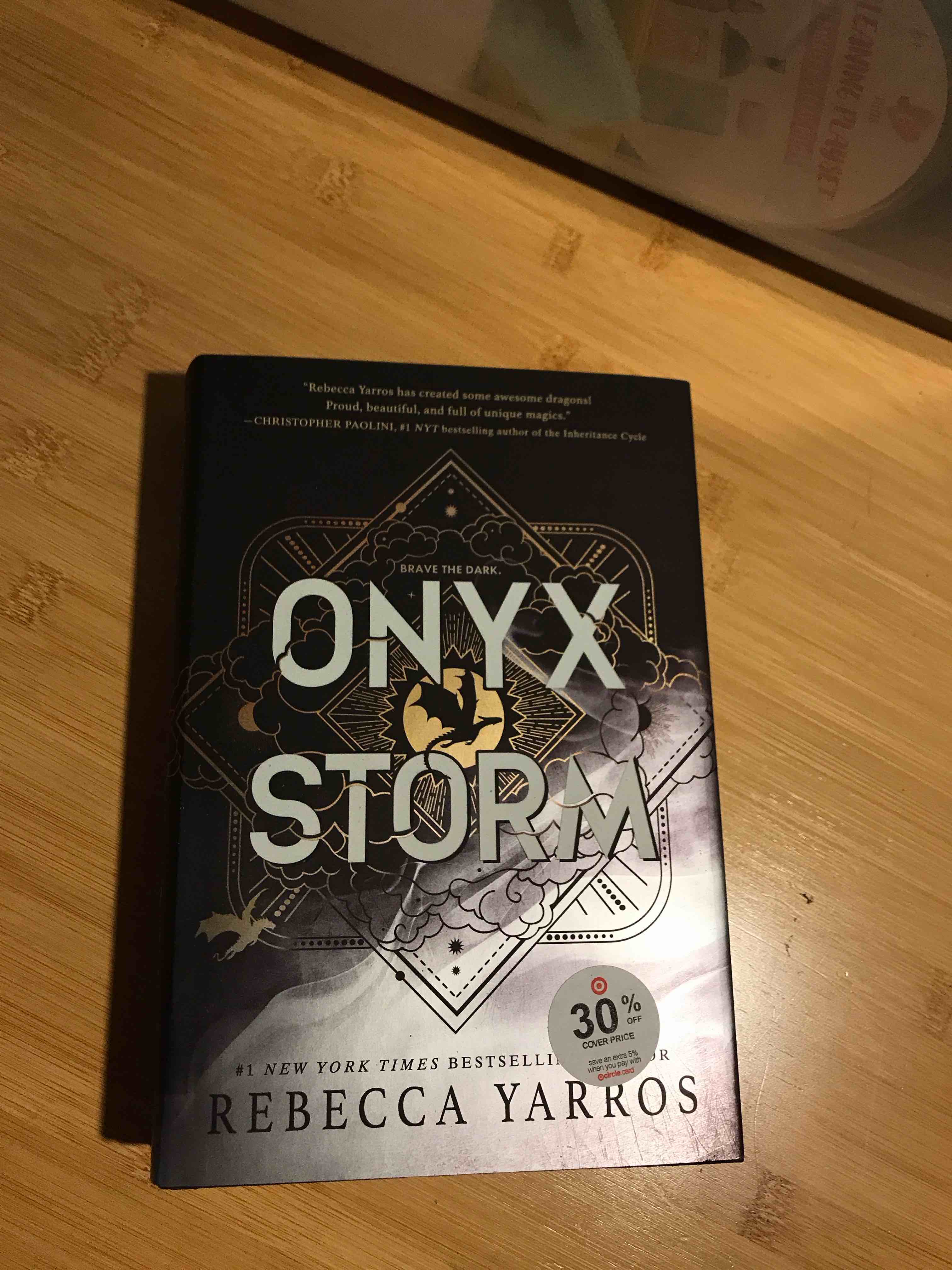 Condition photo showing New/Like New for Onyx Storm - by Rebecca Yarros (Hardcover)