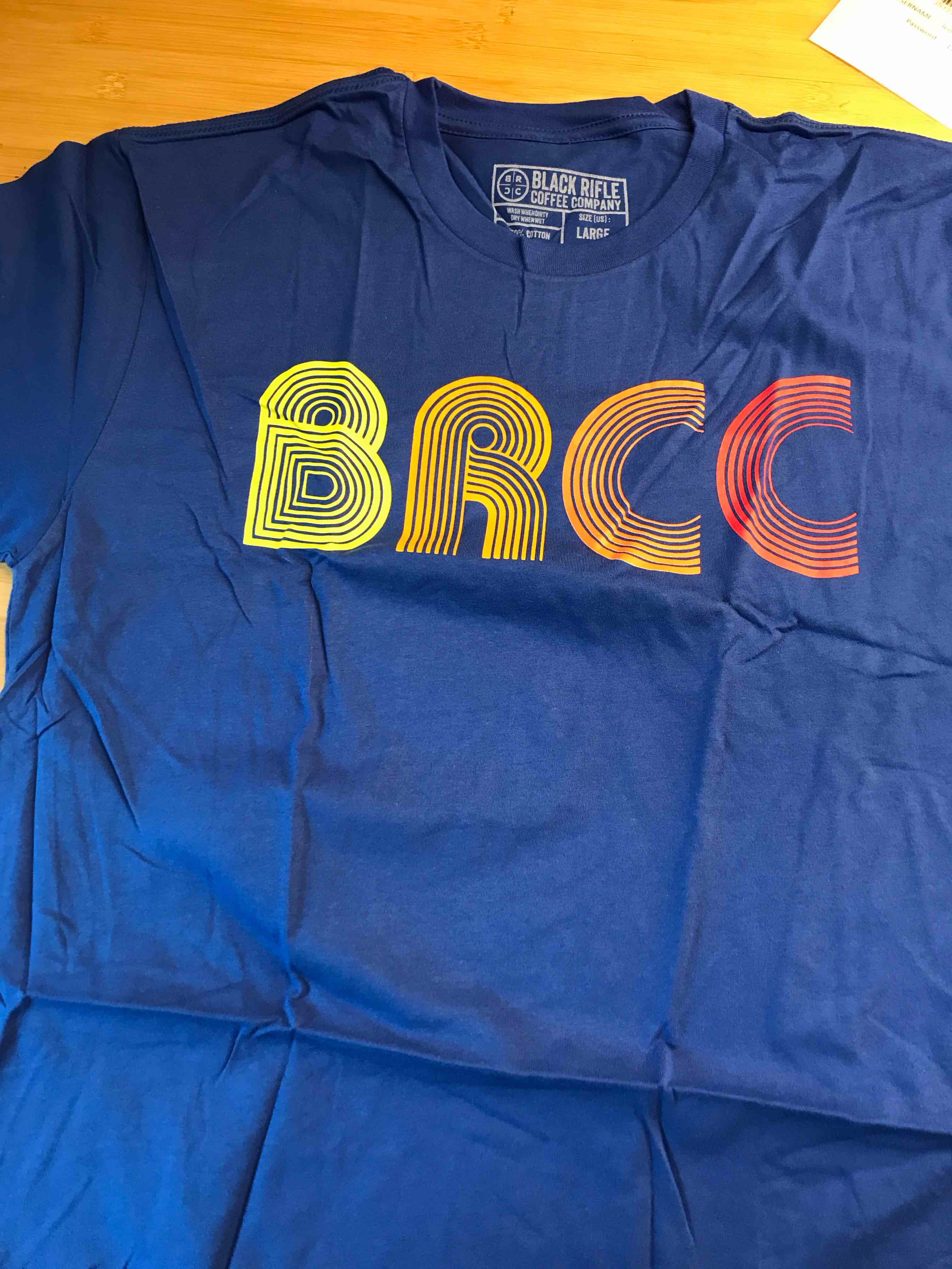 Black Rifle Coffee Company T- Shirt Large