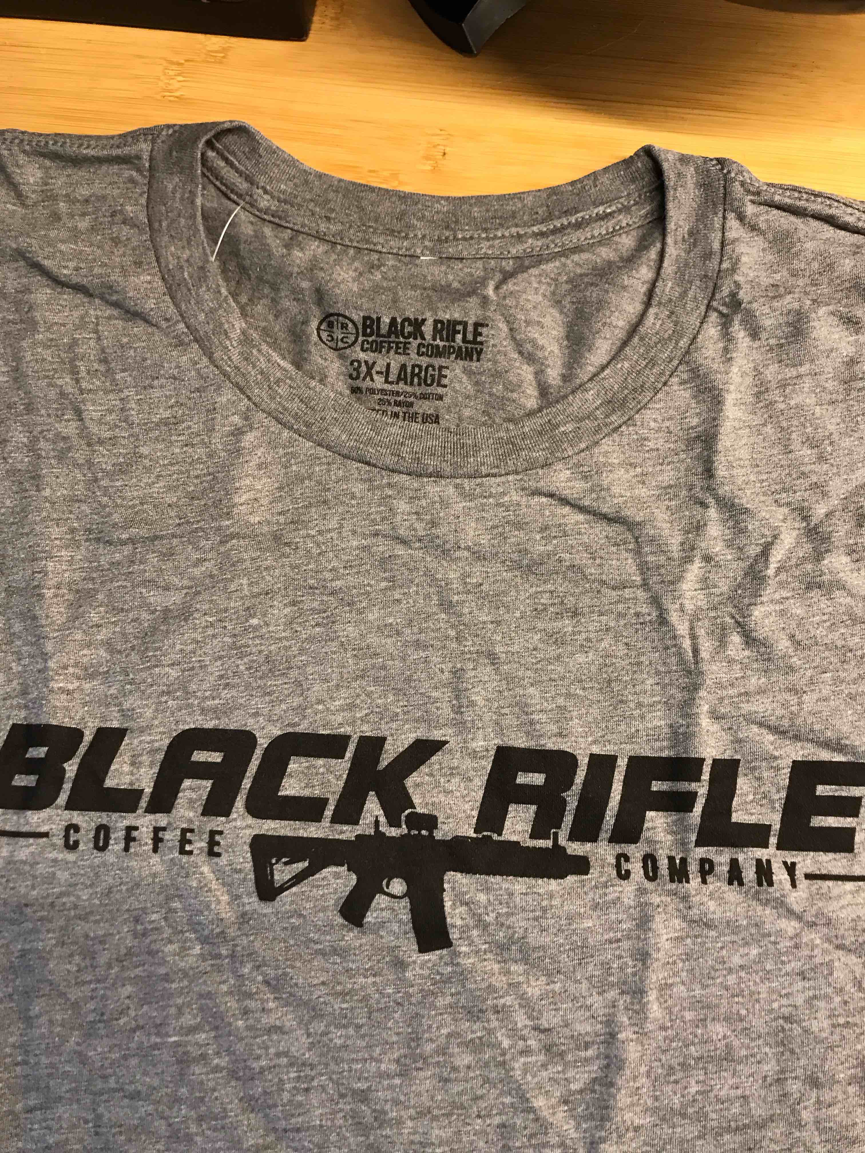 Condition photo showing New/Like New for Black Rifle Coffee Company T- Shirt 3XLarge