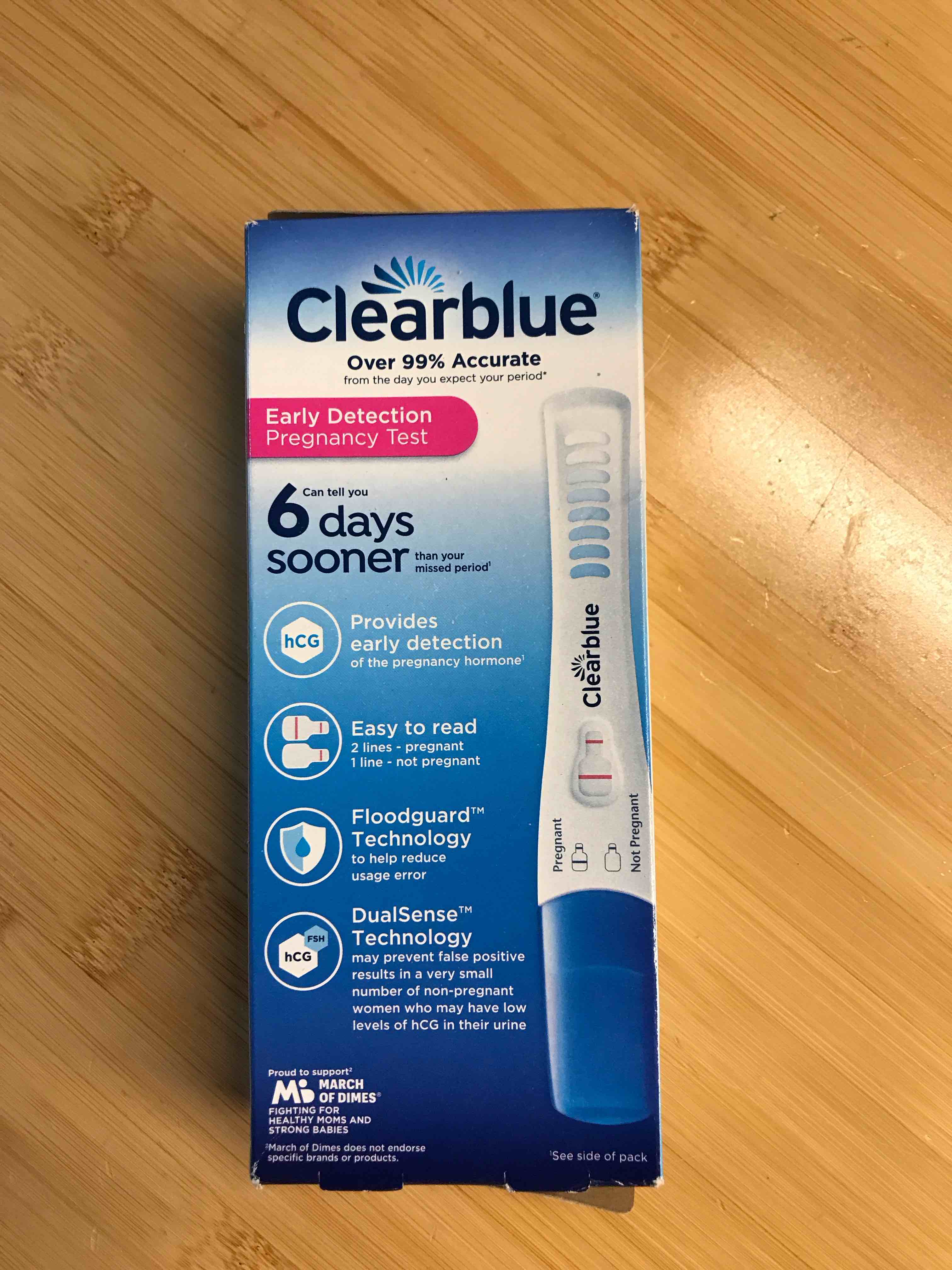 Condition photo showing New/Like New for Clearblue Early Detection Pregnancy Tests - 2ct
