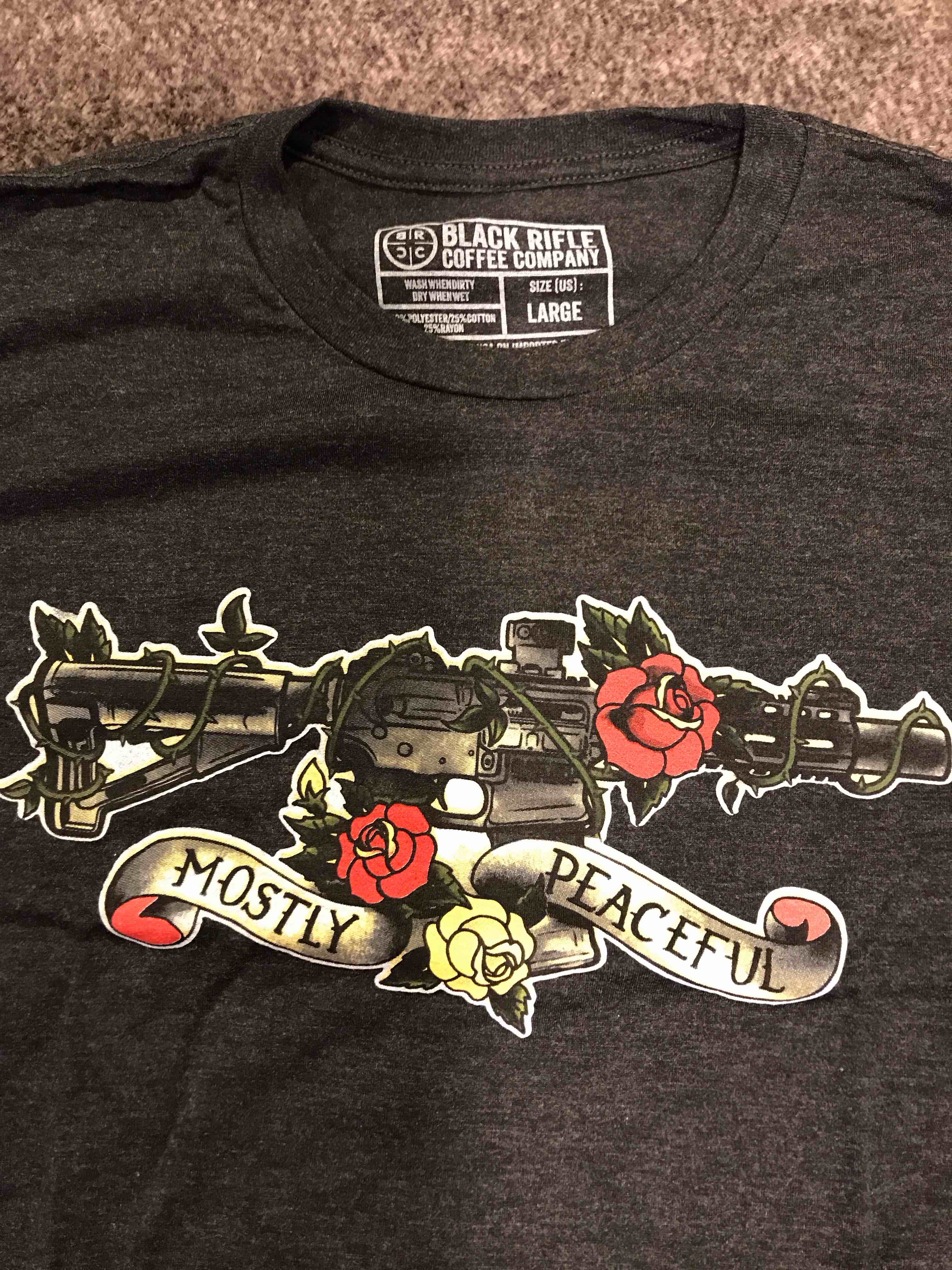 black rifle coffee company men’s t-shirt large