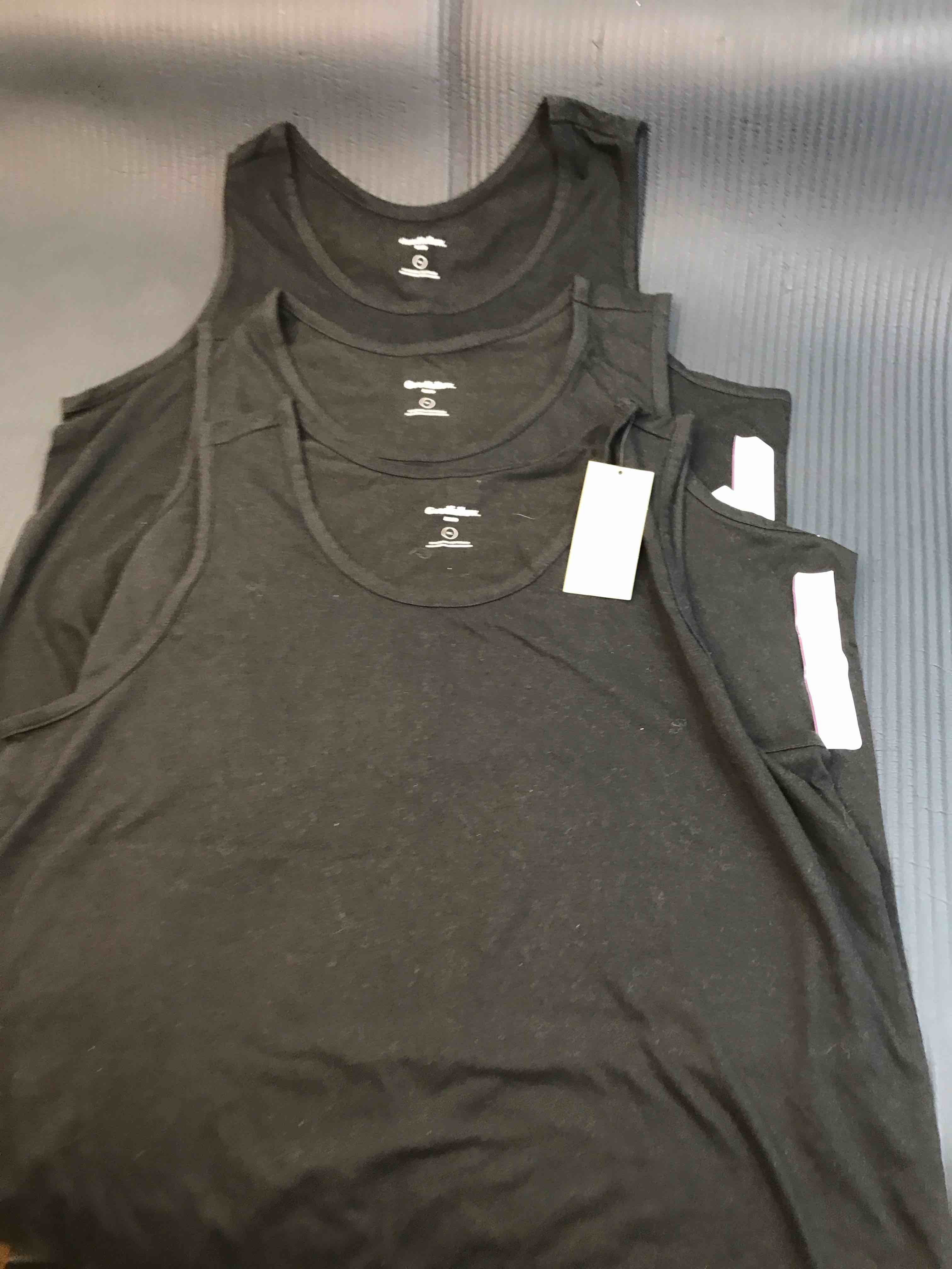 Condition photo showing New/Like New for Men's Tank Top - Goodfellow & Co™ Black XL: Lightweight, Pullover, Jersey Fabric