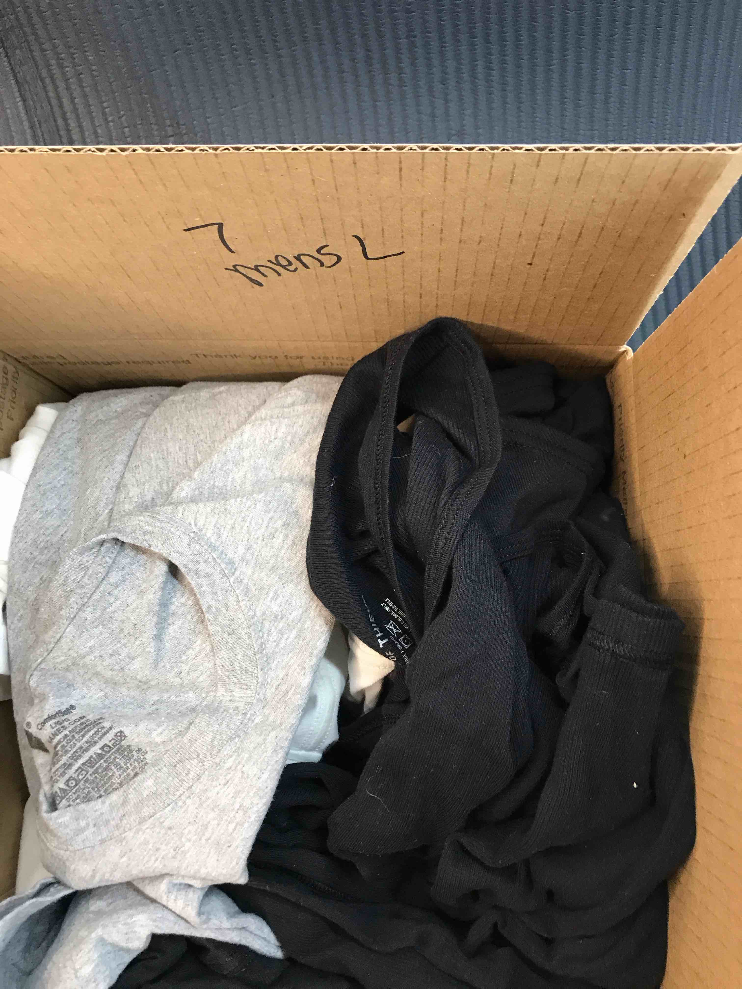 Condition photo showing New/Like New for Assorted Target Clothing - New with/without Tags - Men’s Large