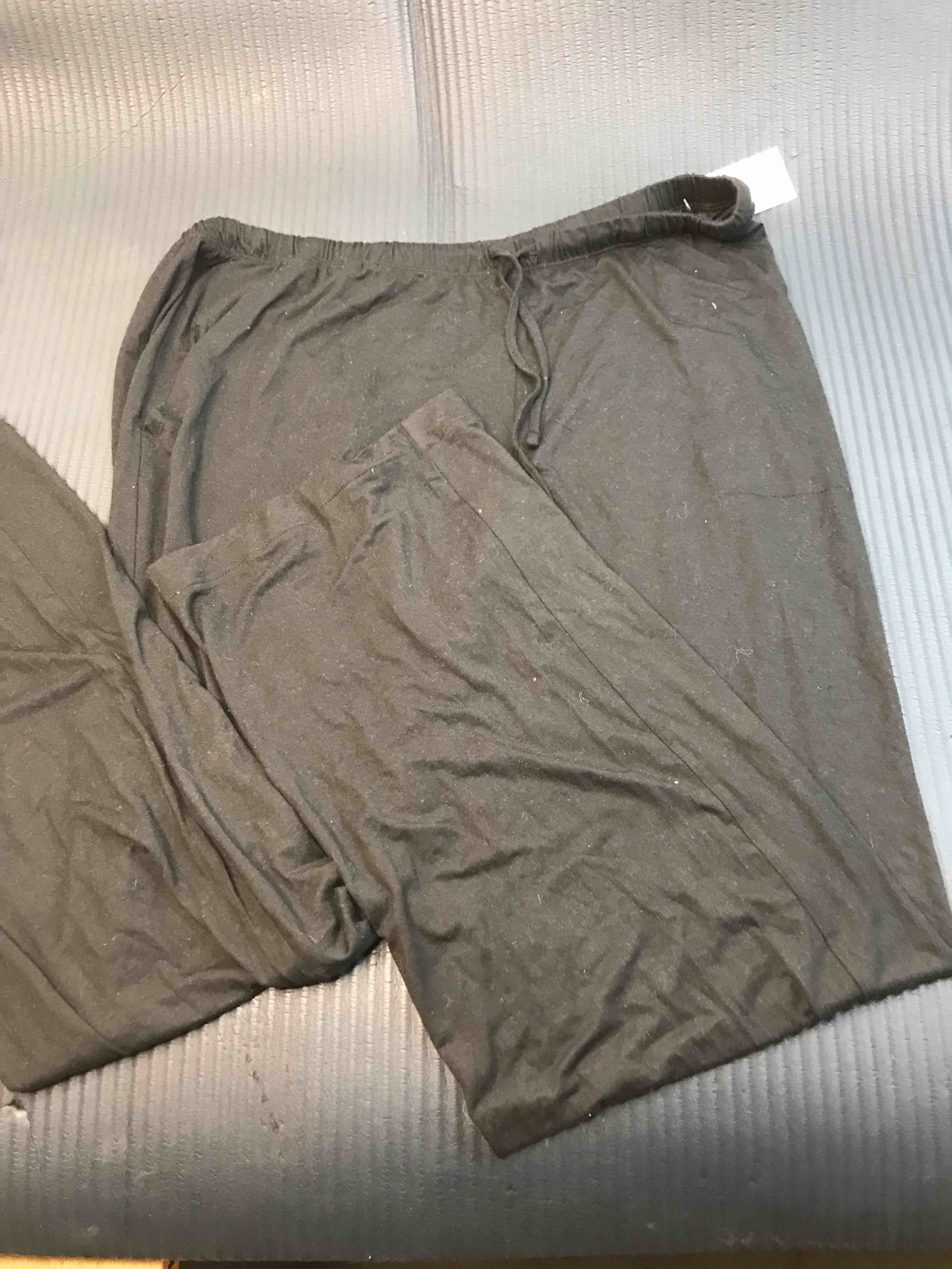 Condition photo showing New/Like New for Women's Cloud Knit Modal Pajama Pants - Auden™ Black XL: Modal-Spandex Blend, Midweight, Regular Fit, Side Pocket, Pull-On Waistband