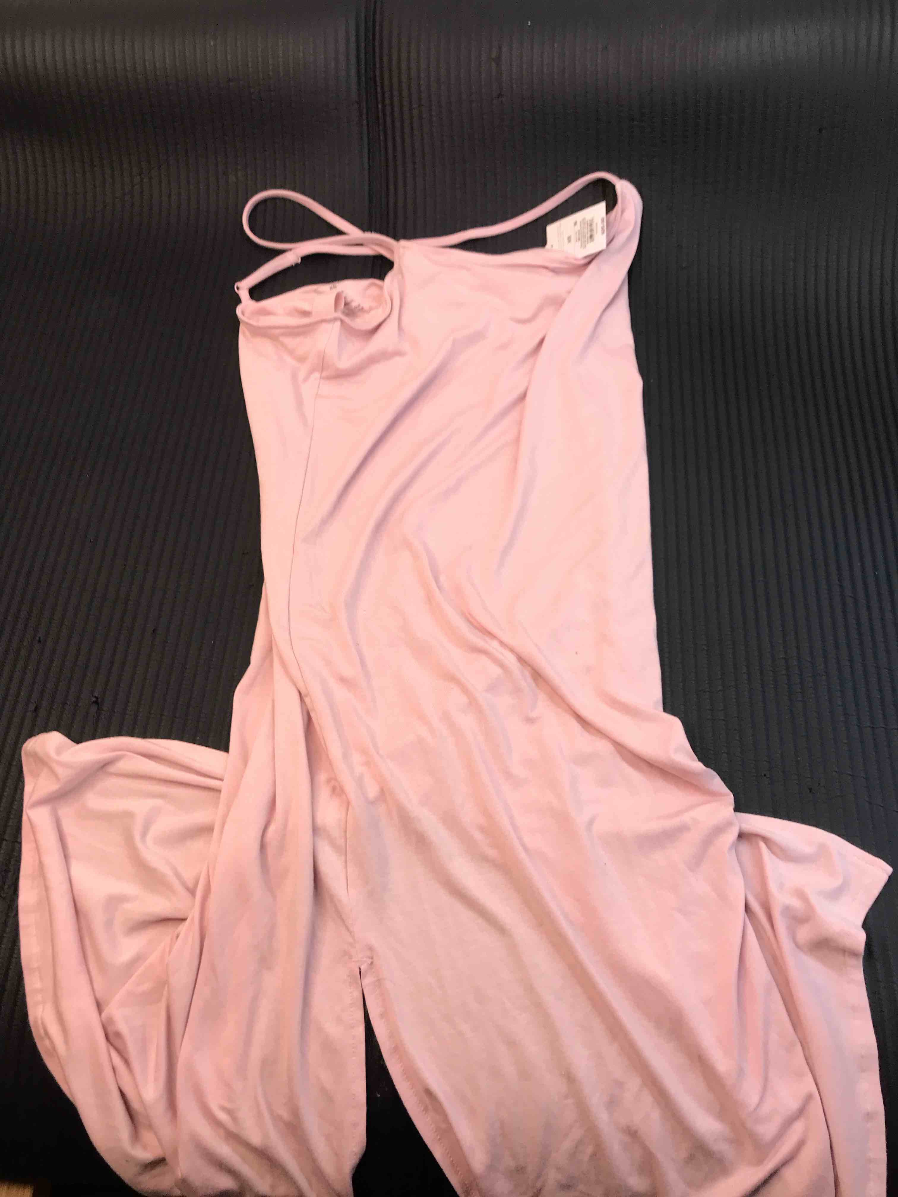 Condition photo showing New/Like New for Women's Cloud Knit Chemise - Auden™ Pink XS: Modal-Spandex Blend, Adjustable Straps, Sleeveless Nightgown