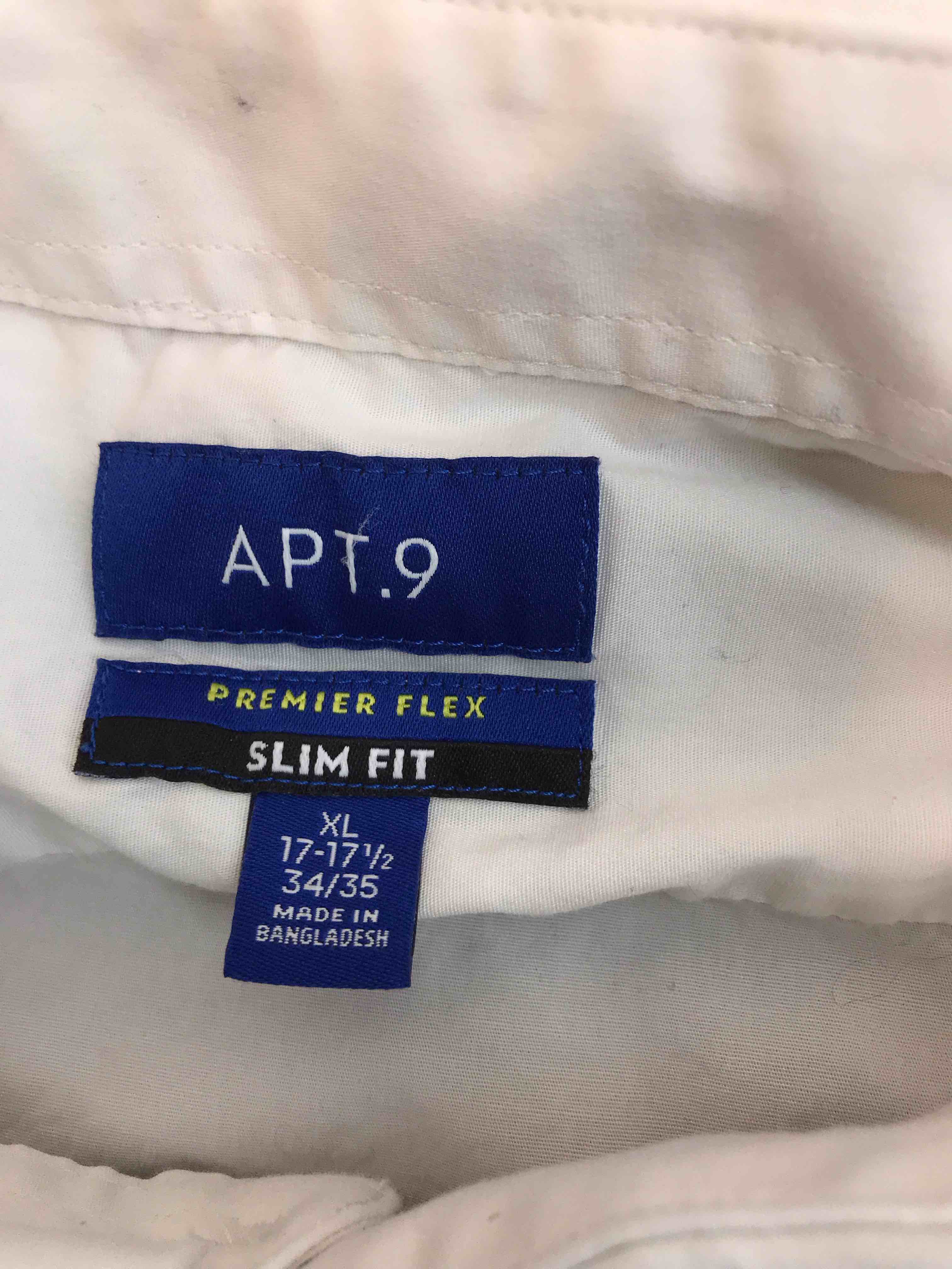 Condition photo showing New/Like New for Men’s Dress Shirts 