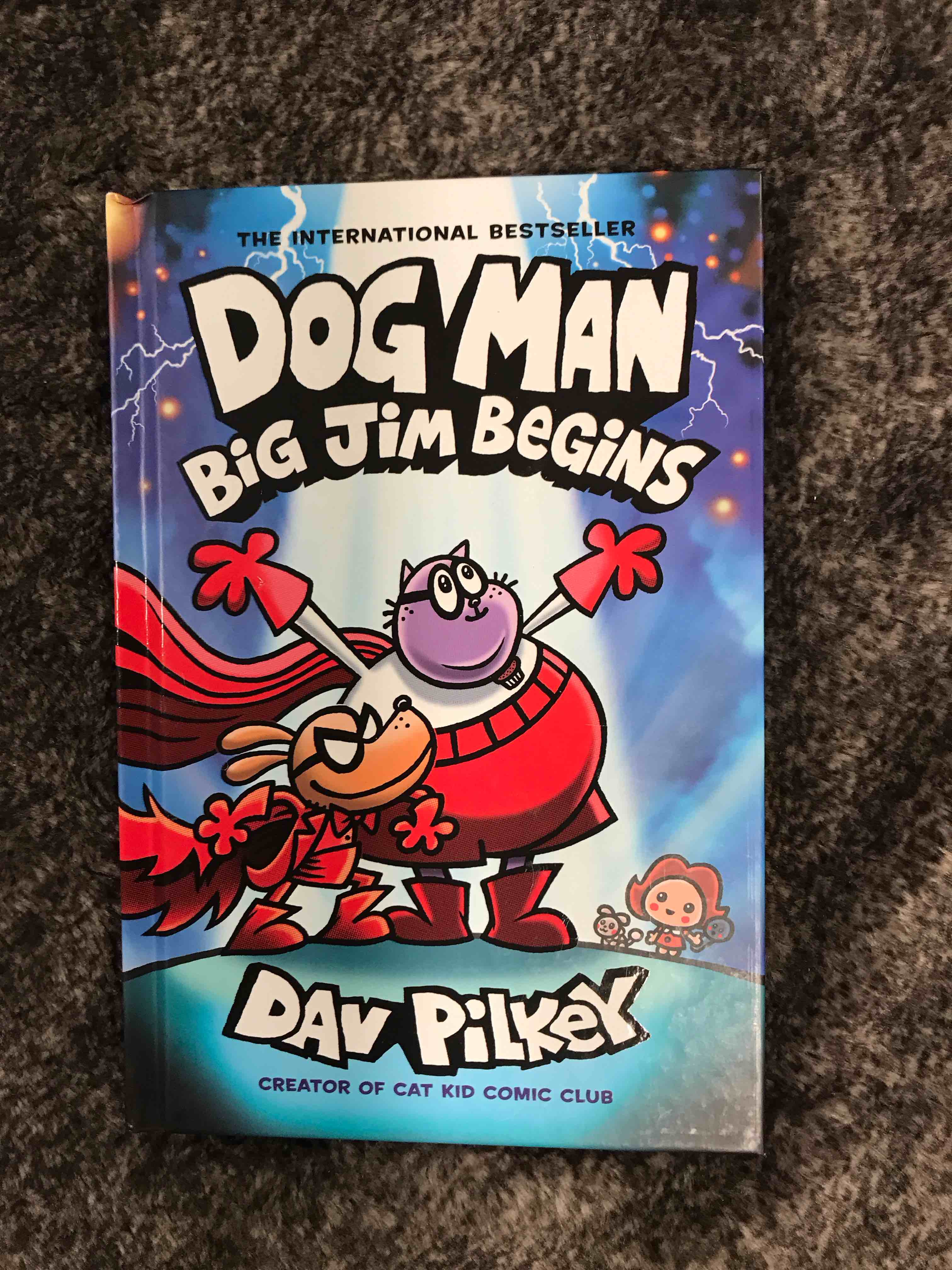 Condition photo showing New/Like New for Dog Man: Big Jim Begins (Dog Man #13) - by Dav Pilkey (Hardcover)