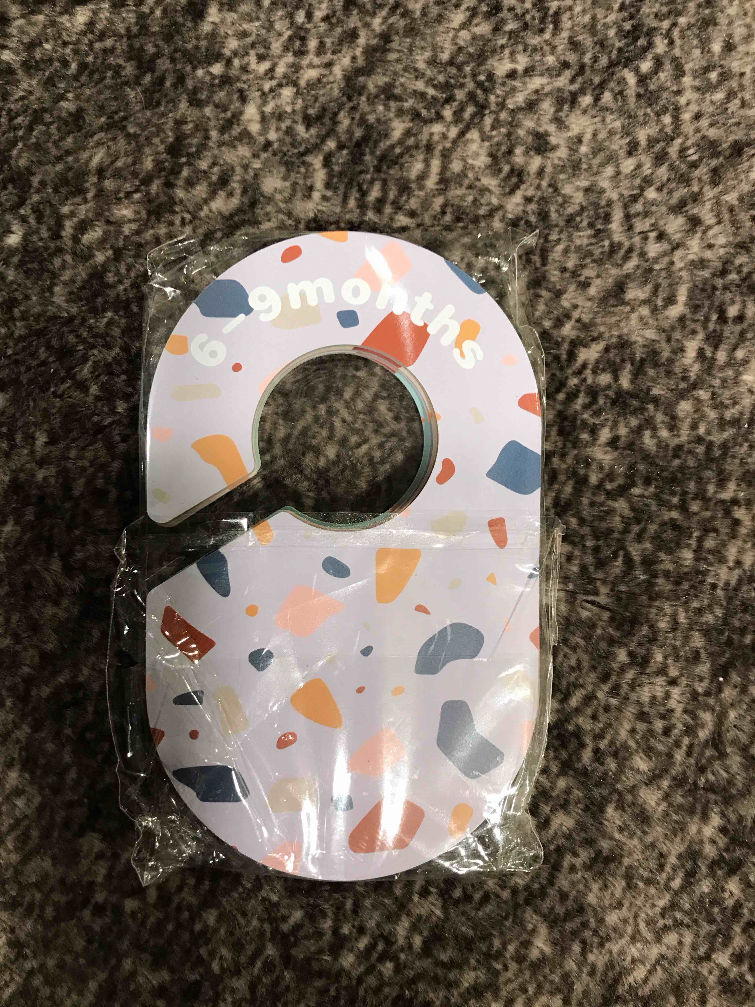 Condition photo showing New/Like New for Baby Closet Dividers for Clothes Organizer - Set of 8 Double-Sided Baby Clothes Size Dividers form Newborn to Toddler for Daily Gender-Neutral Baby Nursery Decor Style 3