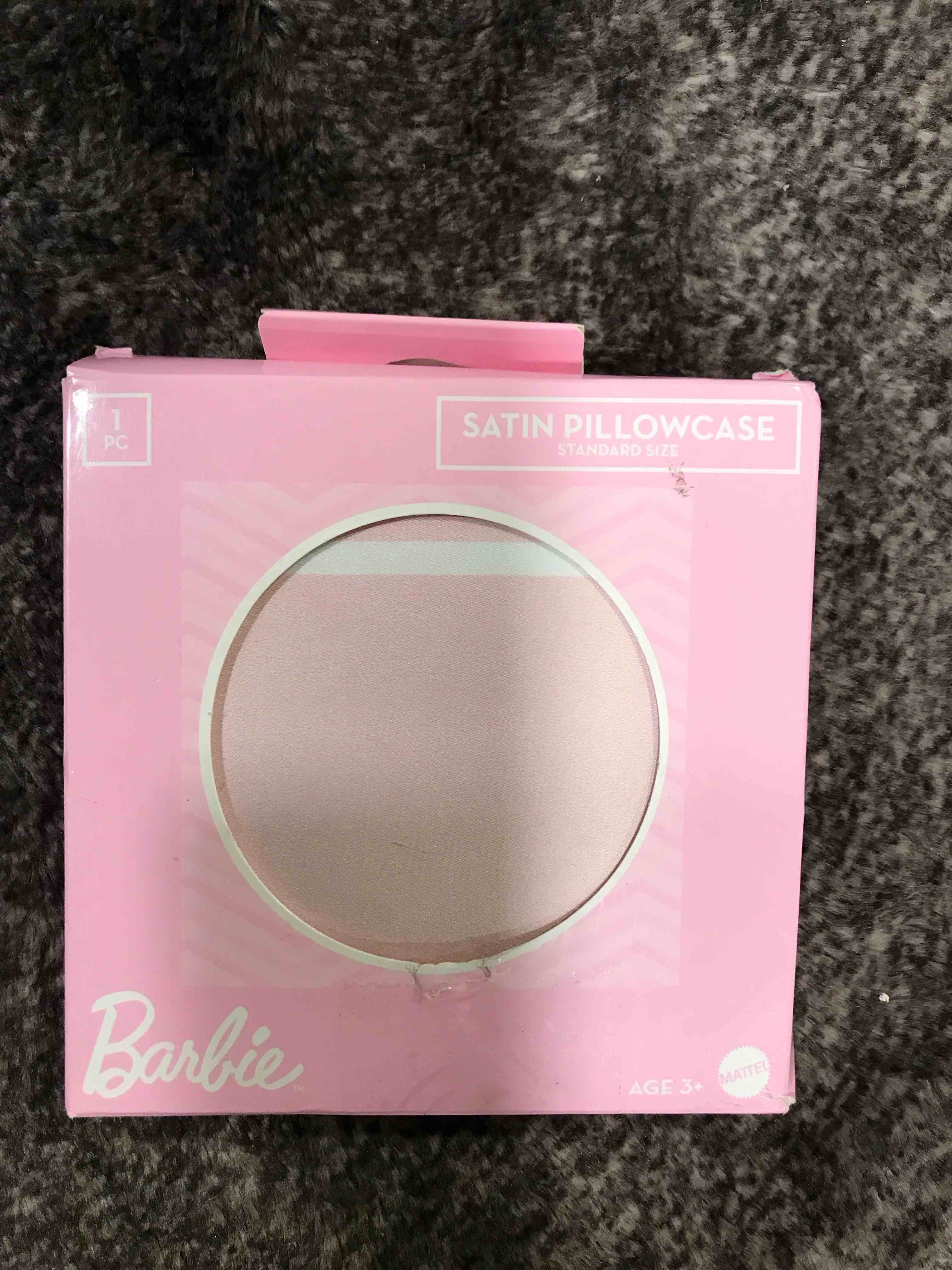 Condition photo showing New/Like New for Get Trend Barbie Satin Pillowcase 19x26 in, Soft Touch Pillow Covers for Hair and Skin, Zipper Closure, Smooth Glossy Finish, Gifts for Girls, Teens
