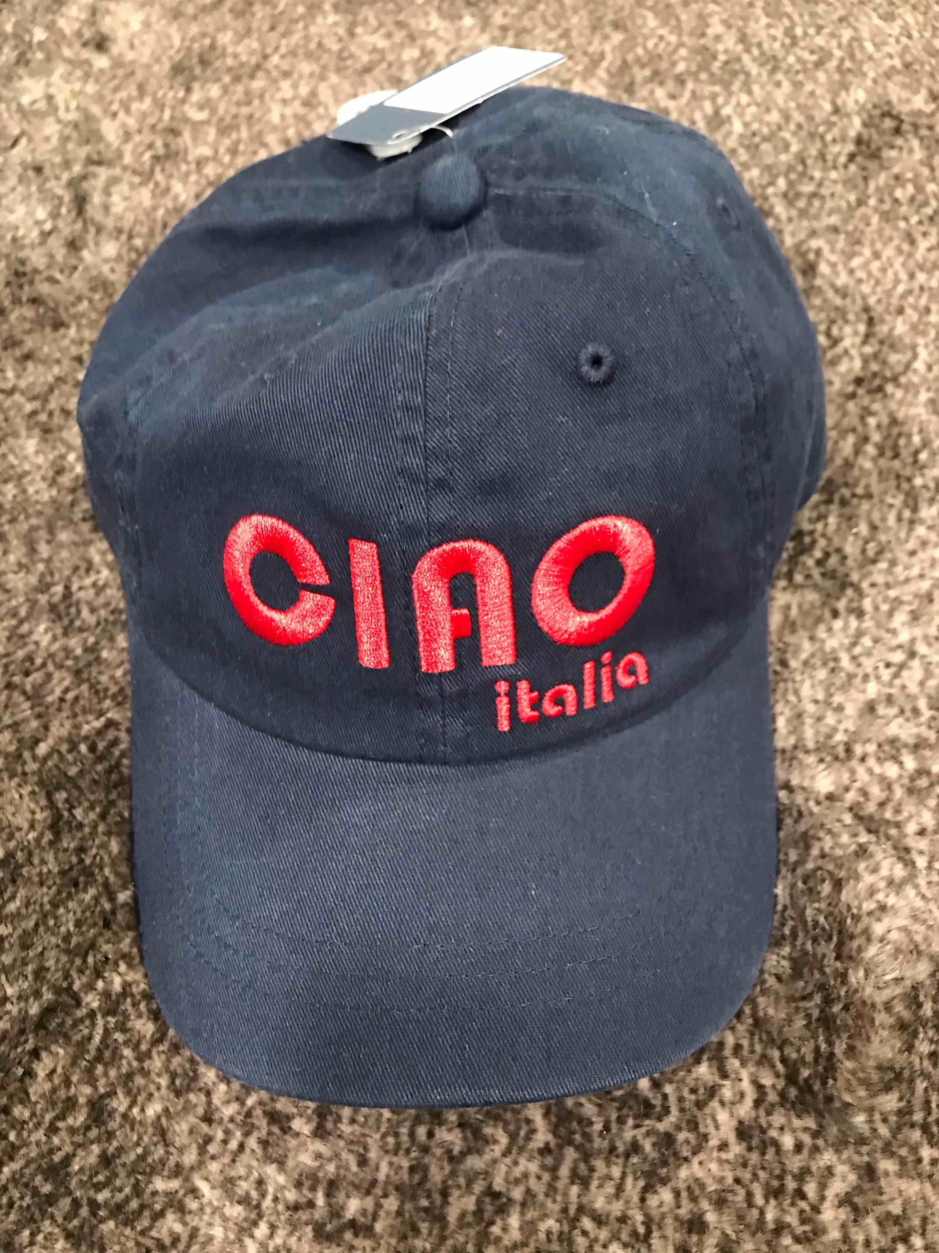 Condition photo showing New/Like New for Ciao Embroidered Baseball Hat - Universal Thread™ Navy Blue