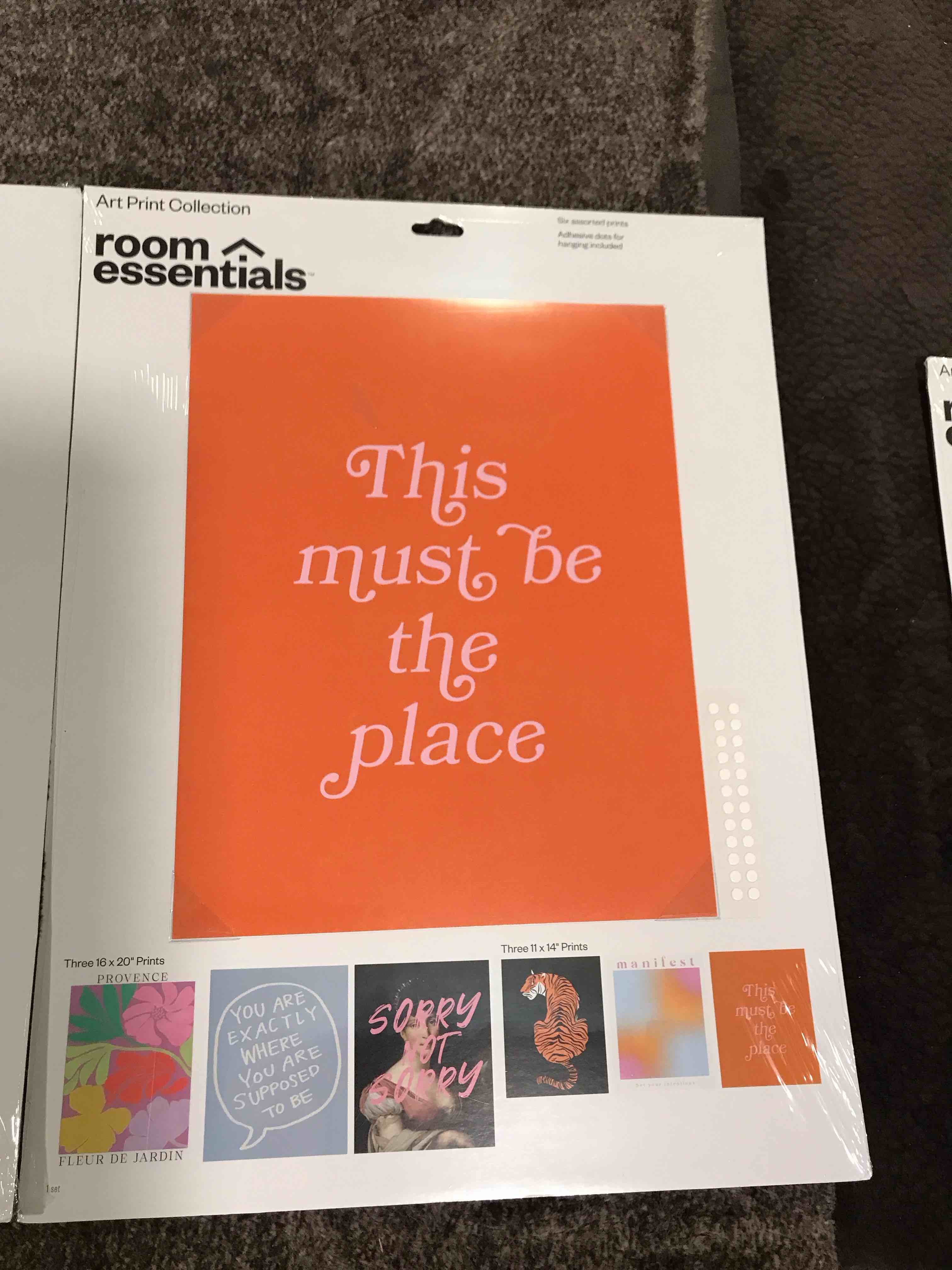 Condition photo showing New/Like New for 20" x 16" 6pc Expressive Maximalist Wall Art Set Poster Prints - Room Essentials™