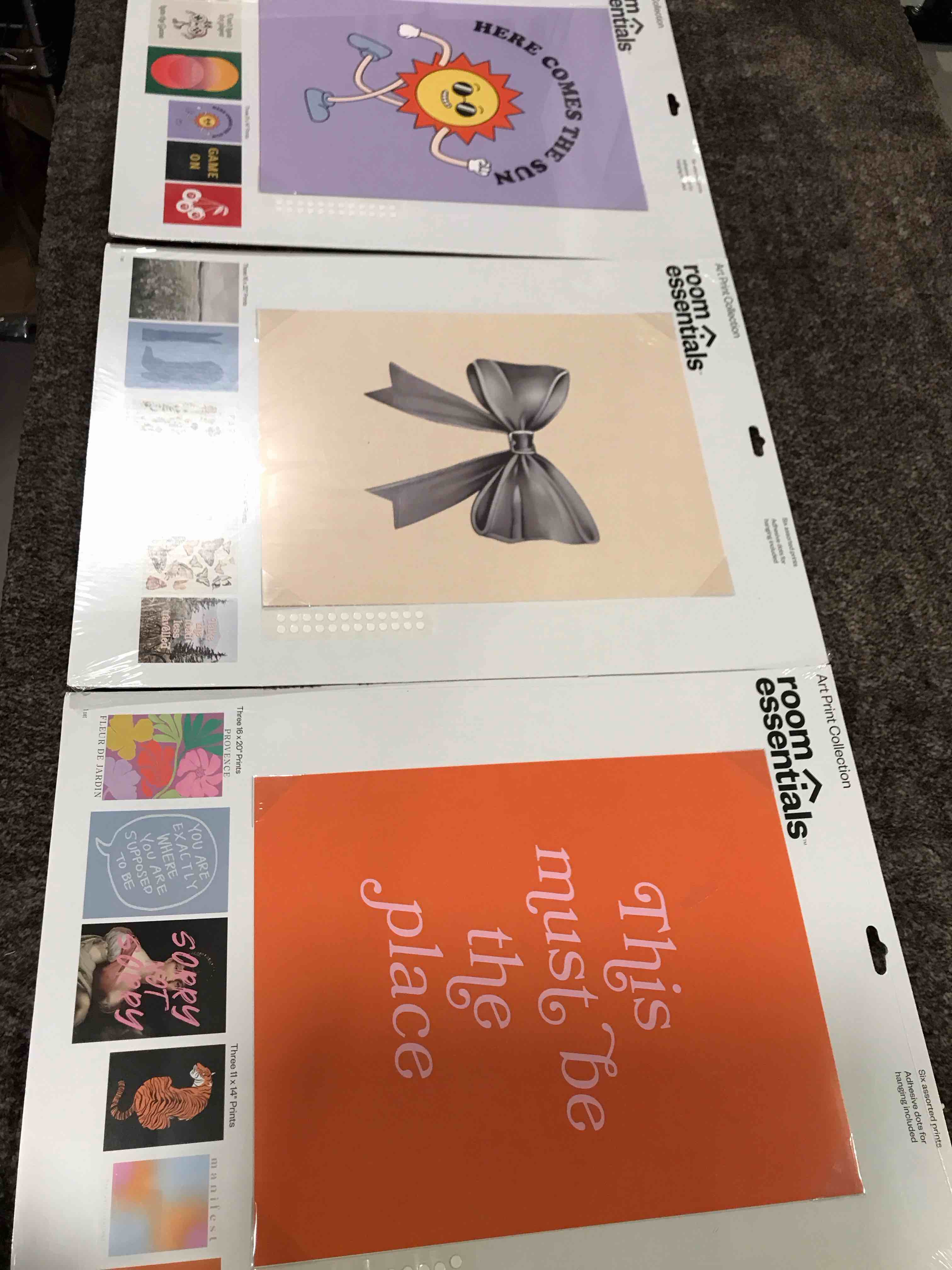 20" x 16" 6pc Expressive Maximalist Wall Art Set Poster Prints - Room Essentials™