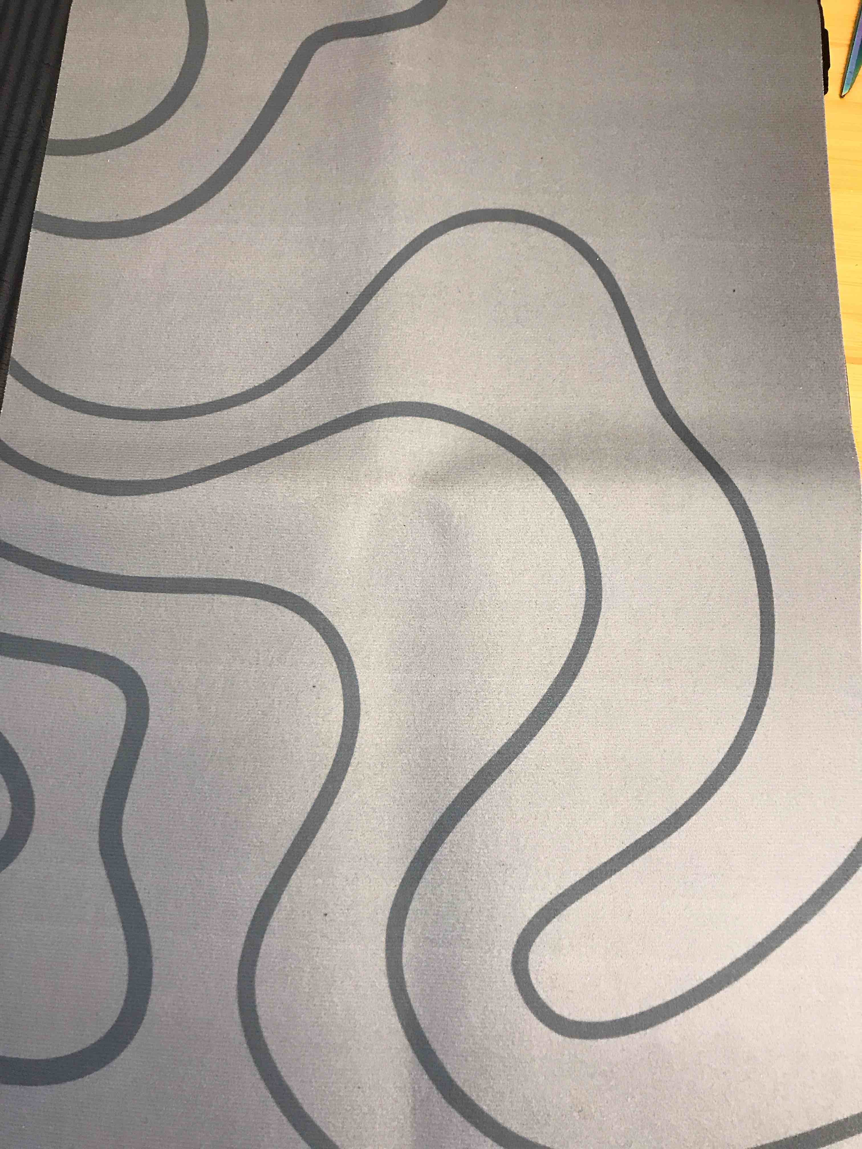 Condition photo showing Good Condition for Topographic Contour Map Mouse Pad, Black Minimalist Mouse Mat Waterproof Non-Slip Rubber Base MousePads for Office Laptop Computer Desk