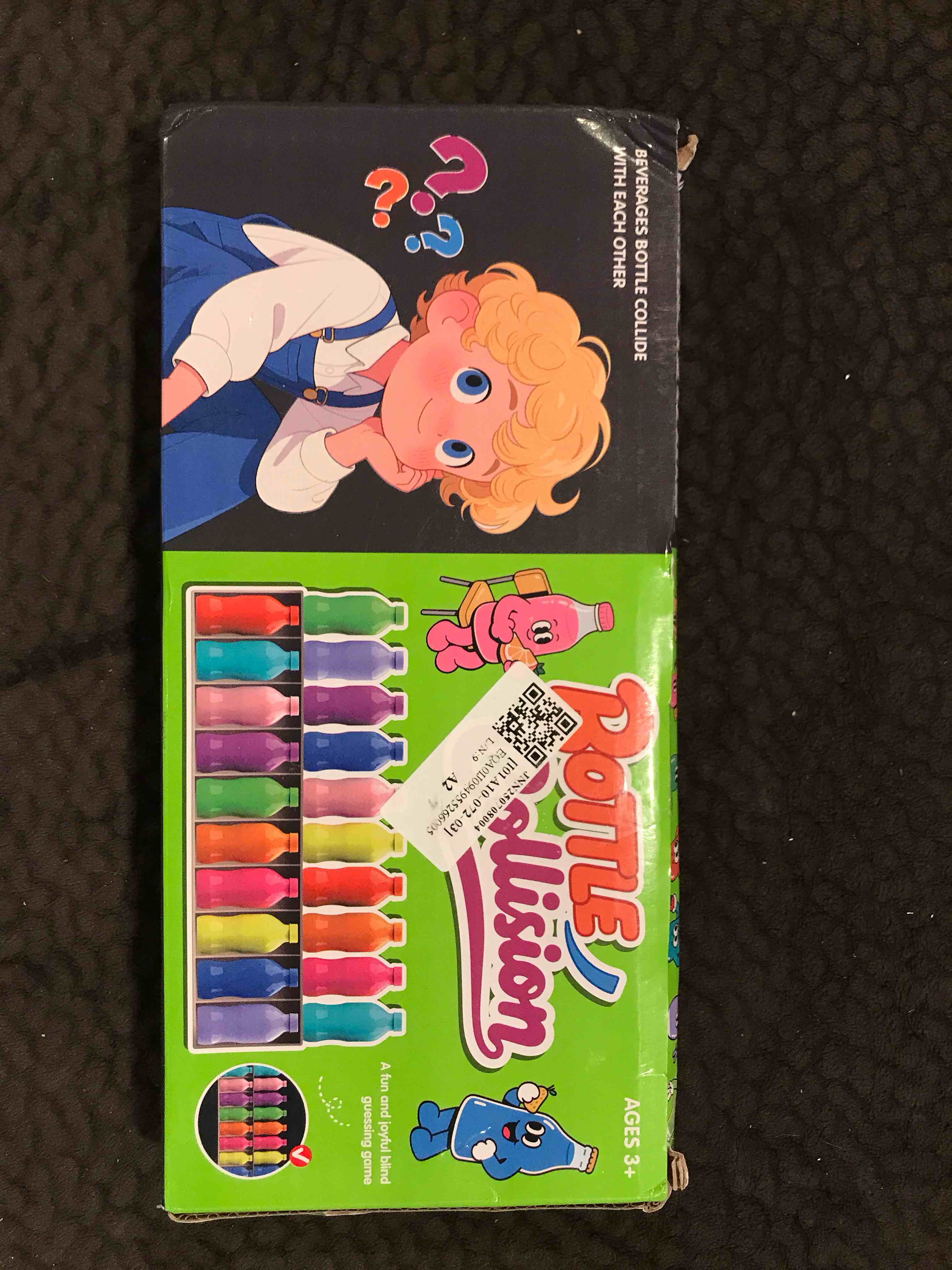 Condition photo showing New/Like New for Bottle Color Match Game, Fun Family Board Game for Kids 8-12, Bottle Collision Game for 2-4 Players with Metal Handheld Counters, Perfect for Travel Camping Holidays Party Night (New Version)