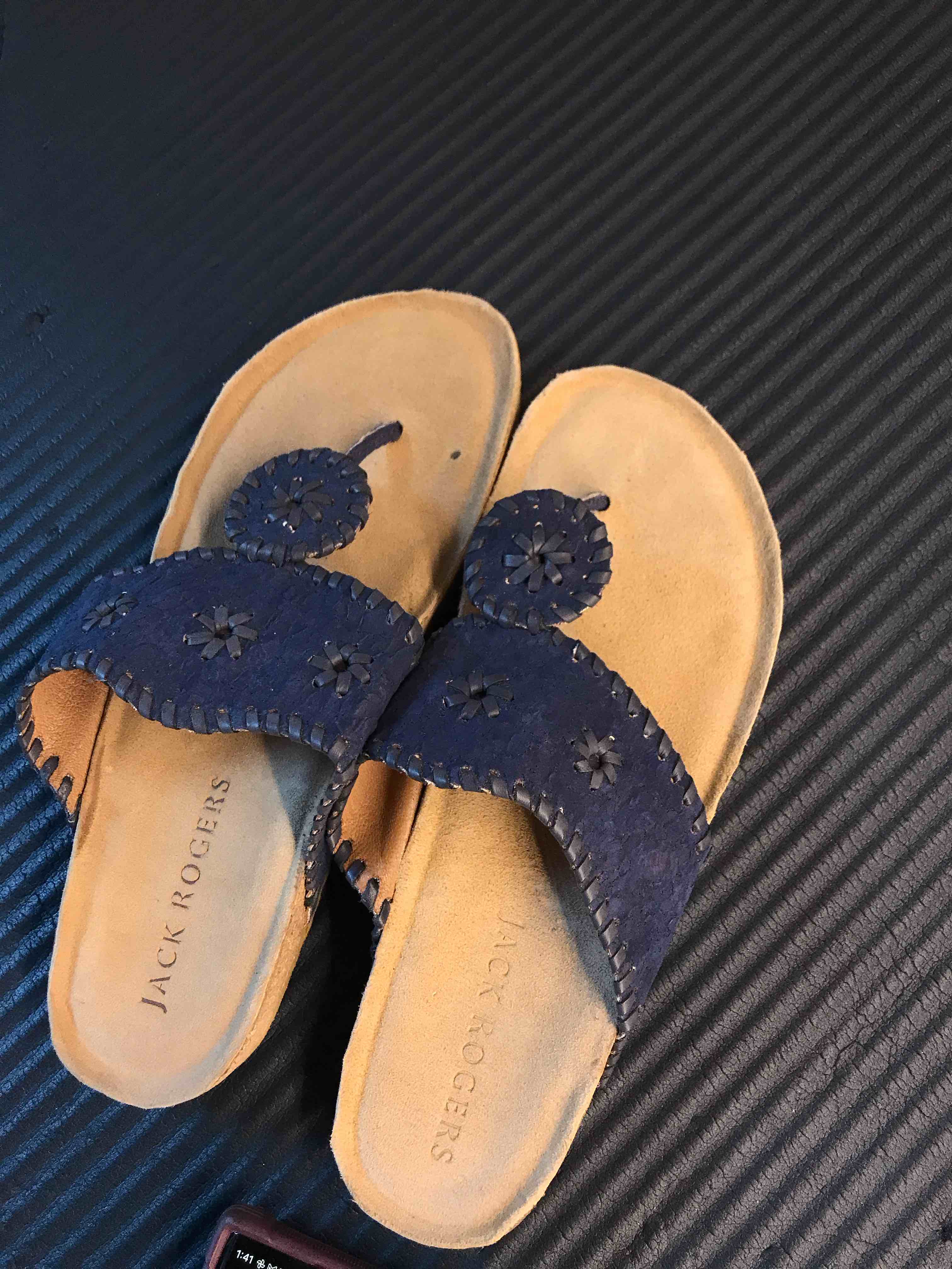 Condition photo showing New/Like New for Jack Rogers womens Atwood Casual Sandals - Cork
