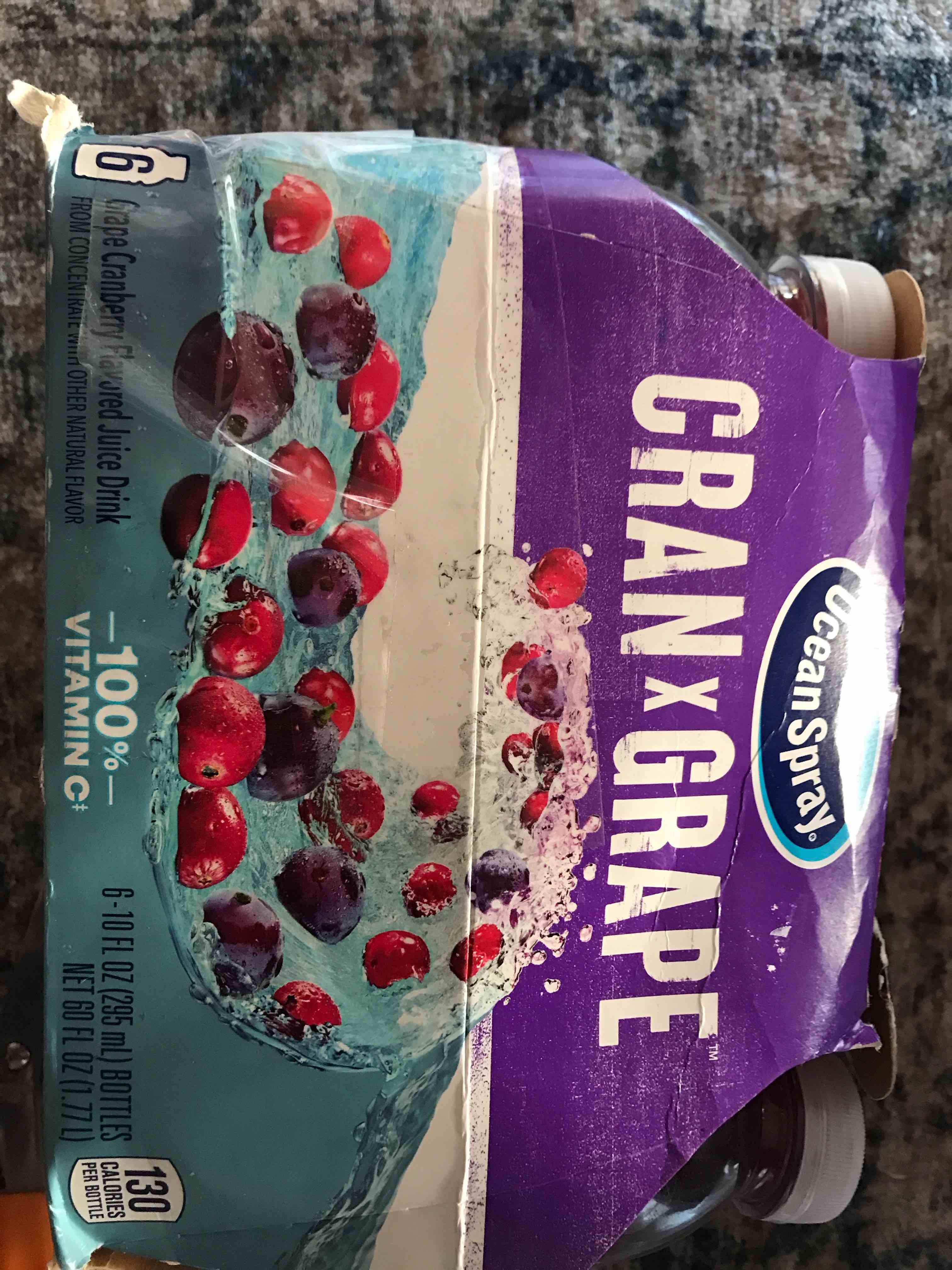 Condition photo showing Good Condition for GRAPE CRANBERRY JUICE DRINK FROM CONCENTRATE, CRAN-GRAPE