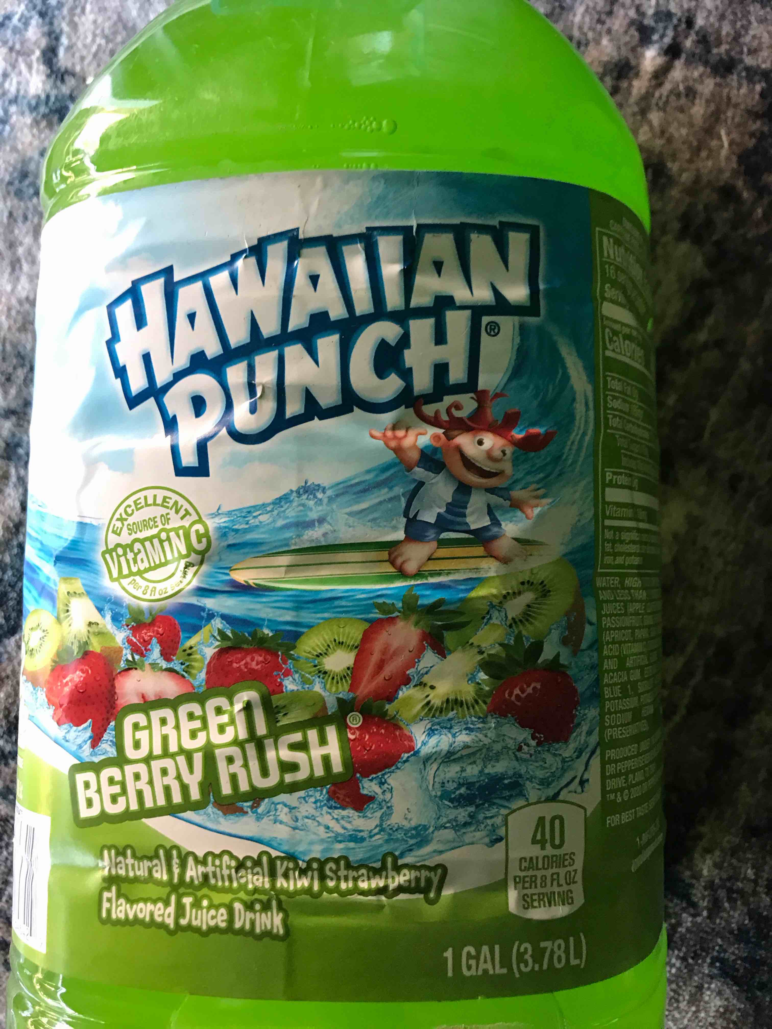 Condition photo showing Good Condition for HAWAIIAN PUNCH, FRUIT JUICE, GREEN BERRY RUSH