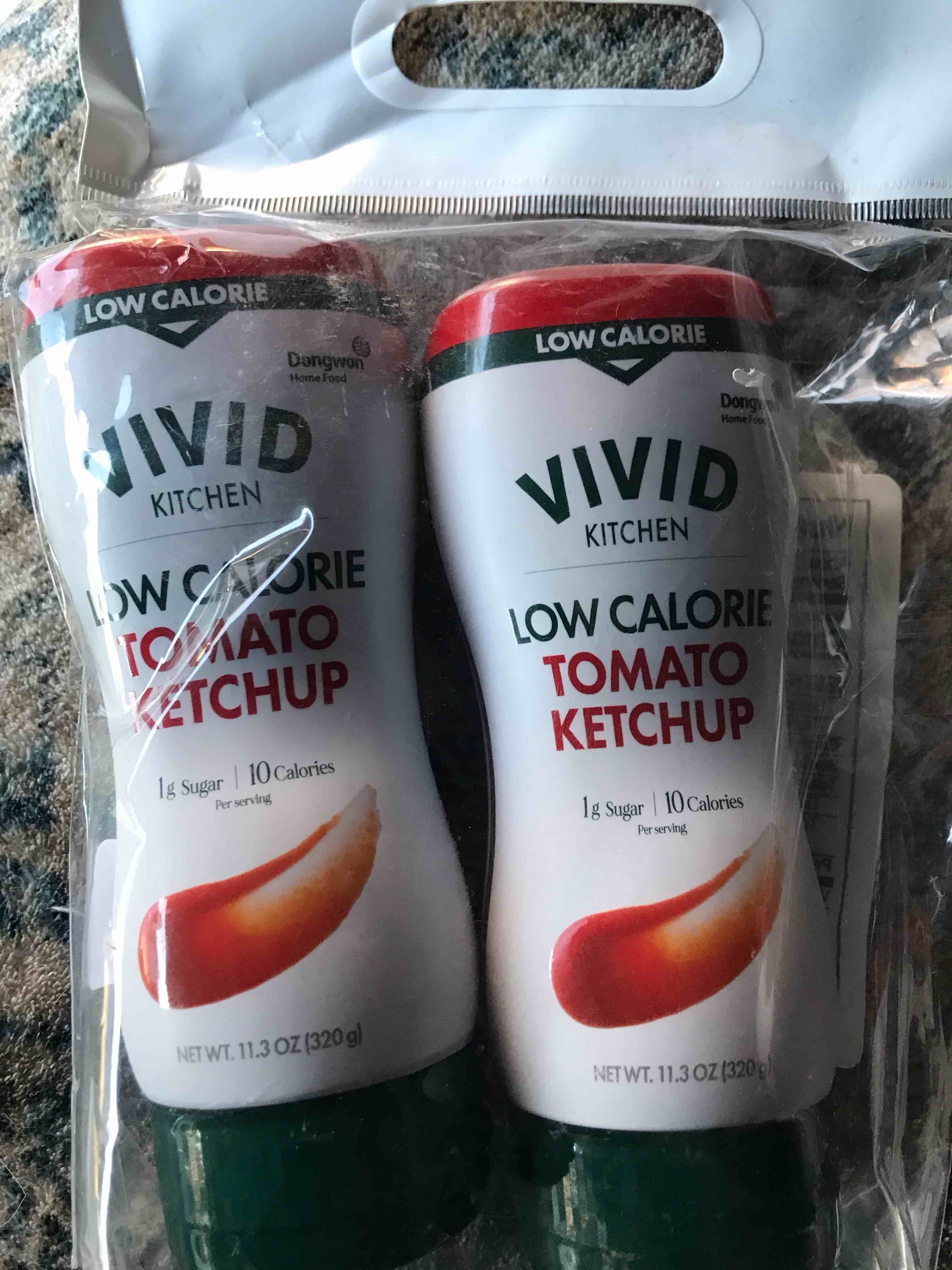 Condition photo showing Good Condition for Vivid Kitchen Low Calorie Tomato Ketchup 11.3 oz 2 pack