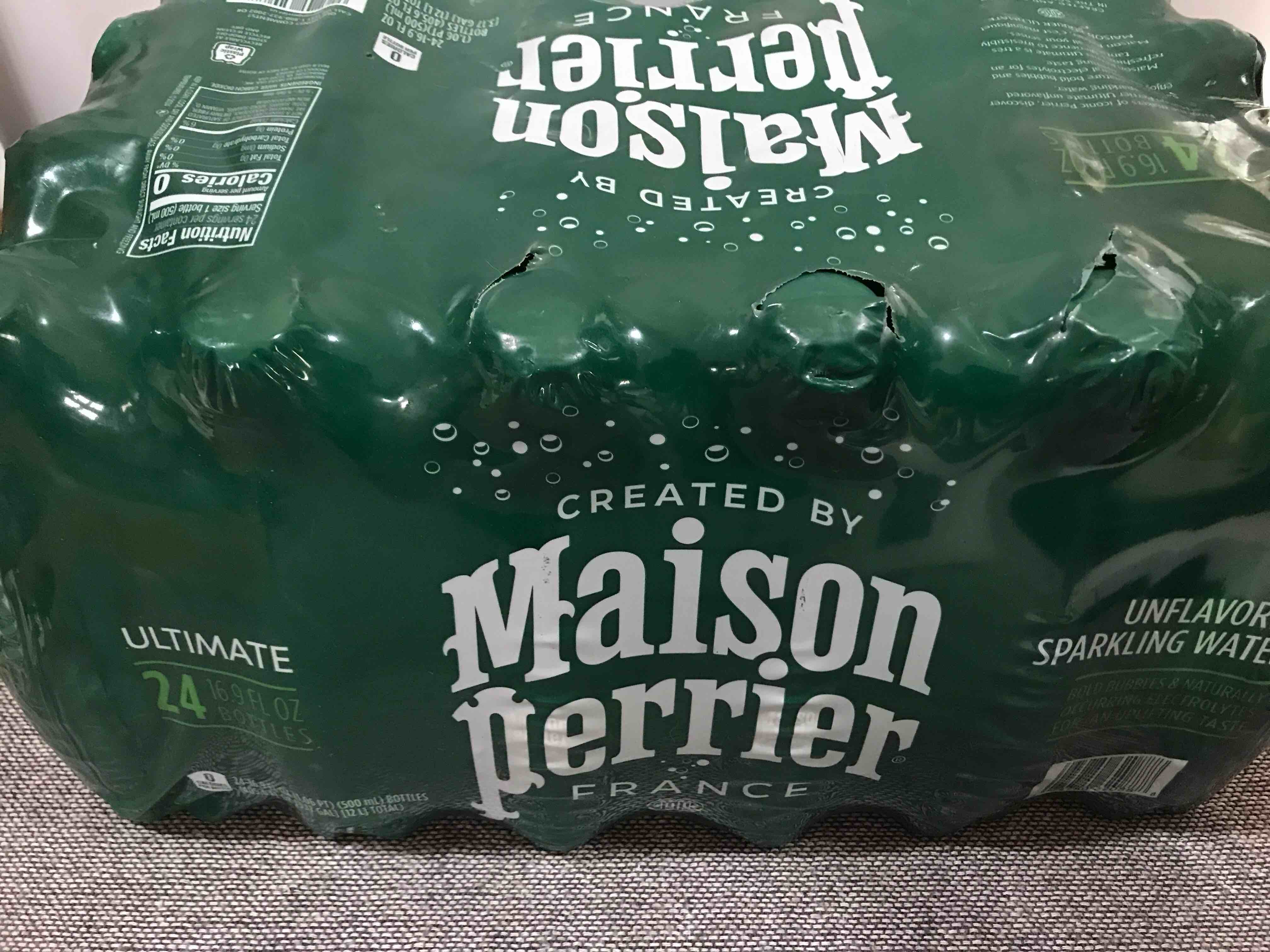 Condition photo showing Good Condition for Maison Perrier Sparkling Water 16.9 Fluid Ounce (Pack of 24)