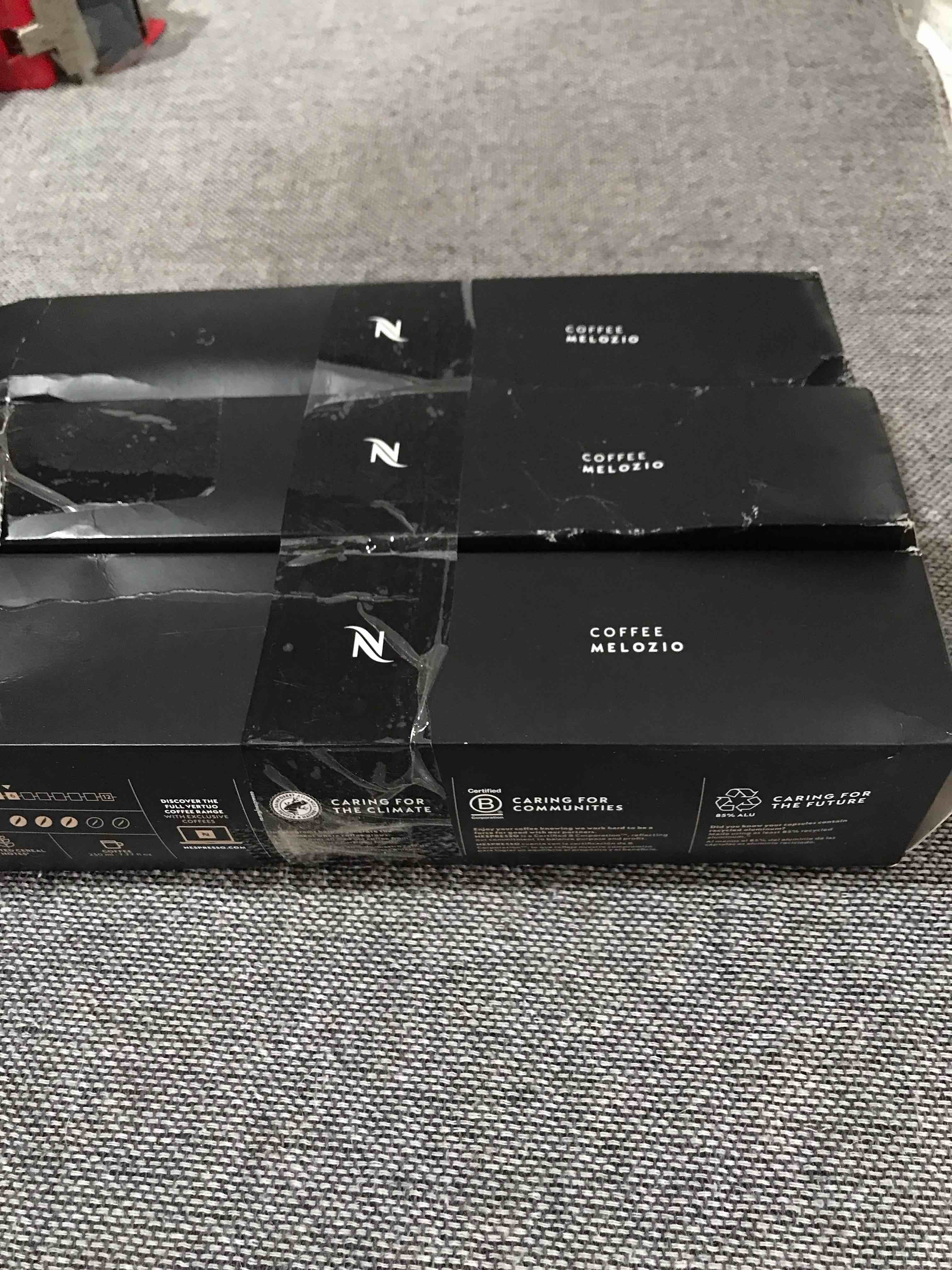 Condition photo showing Good Condition for MELOZIO Bundle 7.77 ounce - 30 Capsules, 3 Sleeves [V-LINE COFFEE MACHINE] Perfect Blend for Medium to Soft Intensity with rich and foamy crema